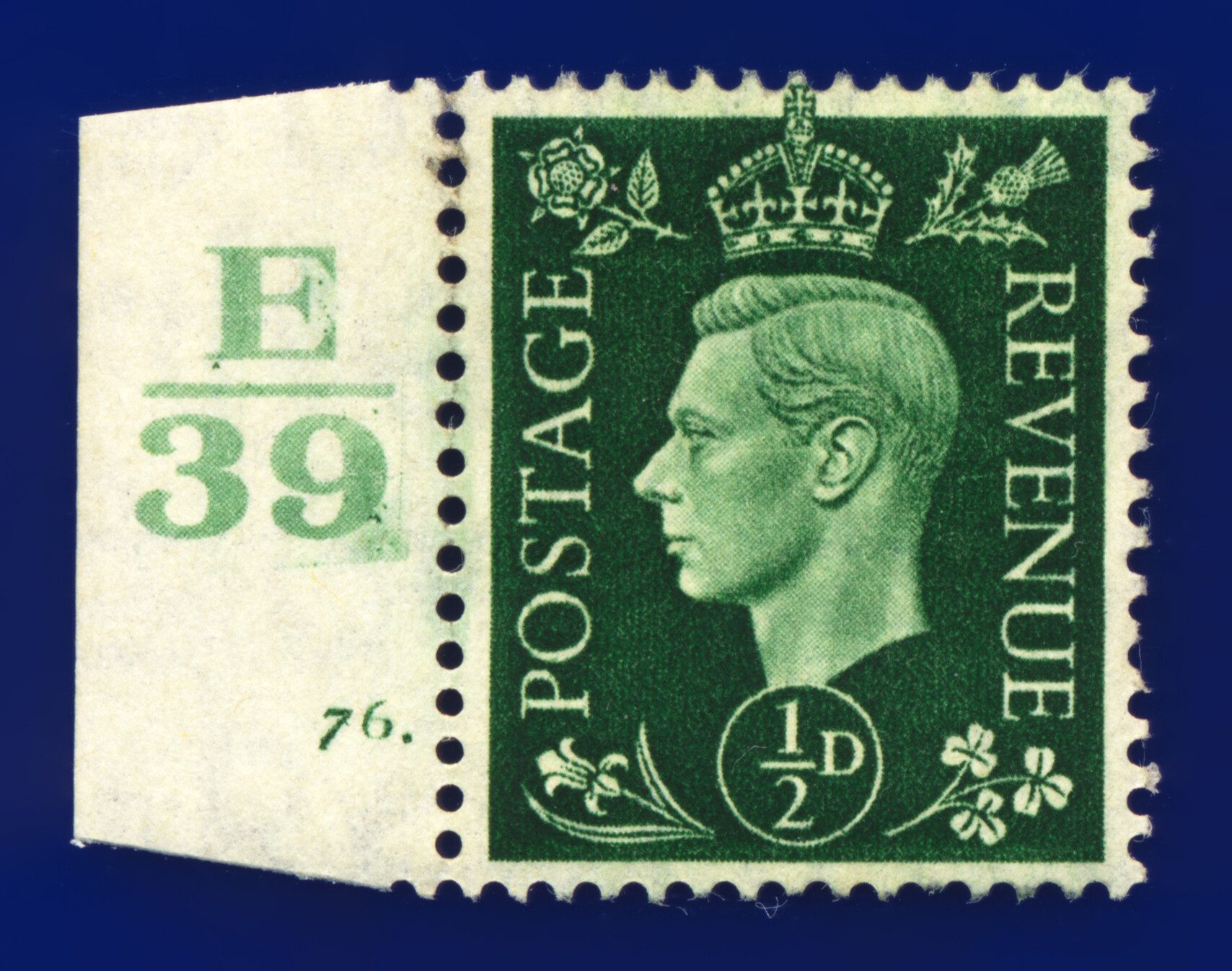 SG462 1937 1/2d verde Q1 Ctrl E39 5 (E/I) MFG/MNH elección de 12 cilindros kavx - Imagen 25 de 25