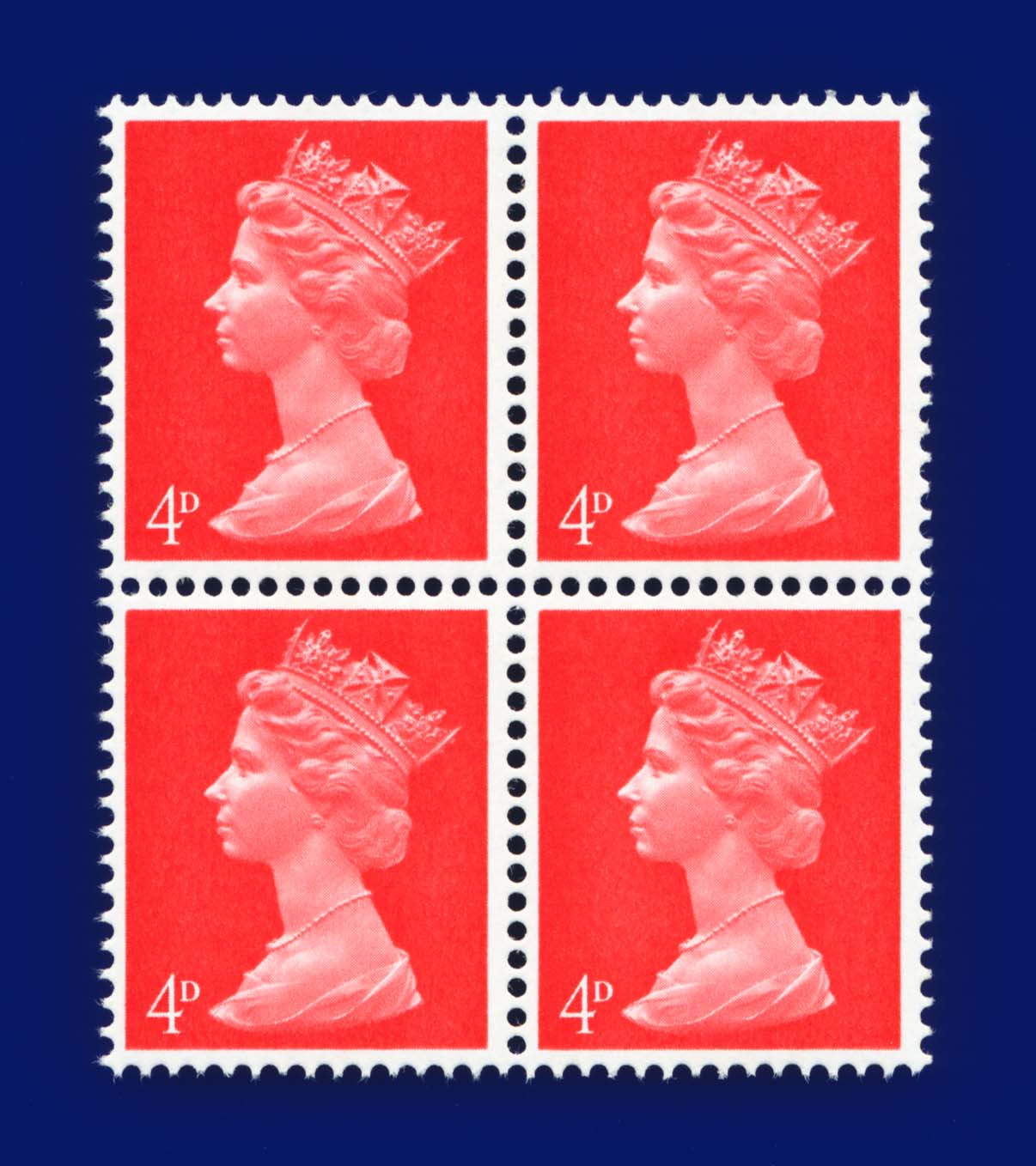 SG733 1969 4d Bright Vermilion U14B Head B CB MNH PVA elección de 7 artículos kazf - Imagen 2 de 8