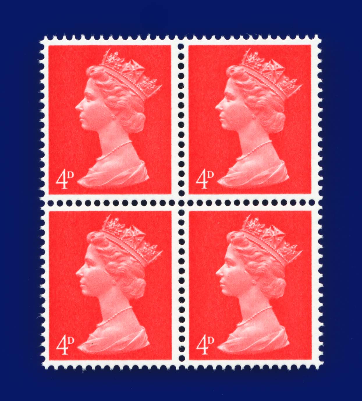 SG733 1969 4d Bright Vermilion U14B Head B CB MNH PVA elección de 7 artículos kazf - Imagen 3 de 8