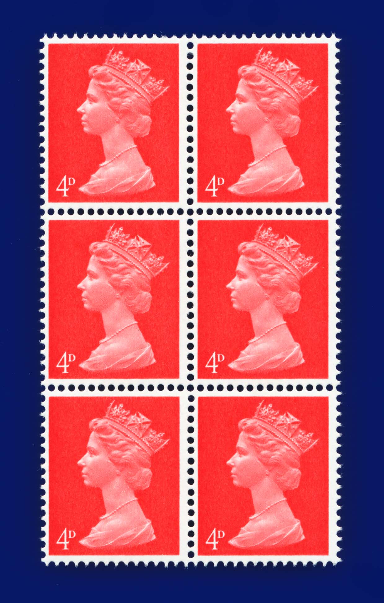 SG733 1969 4d Bright Vermilion U14B Head B CB MNH PVA elección de 7 artículos kazf - Imagen 4 de 8