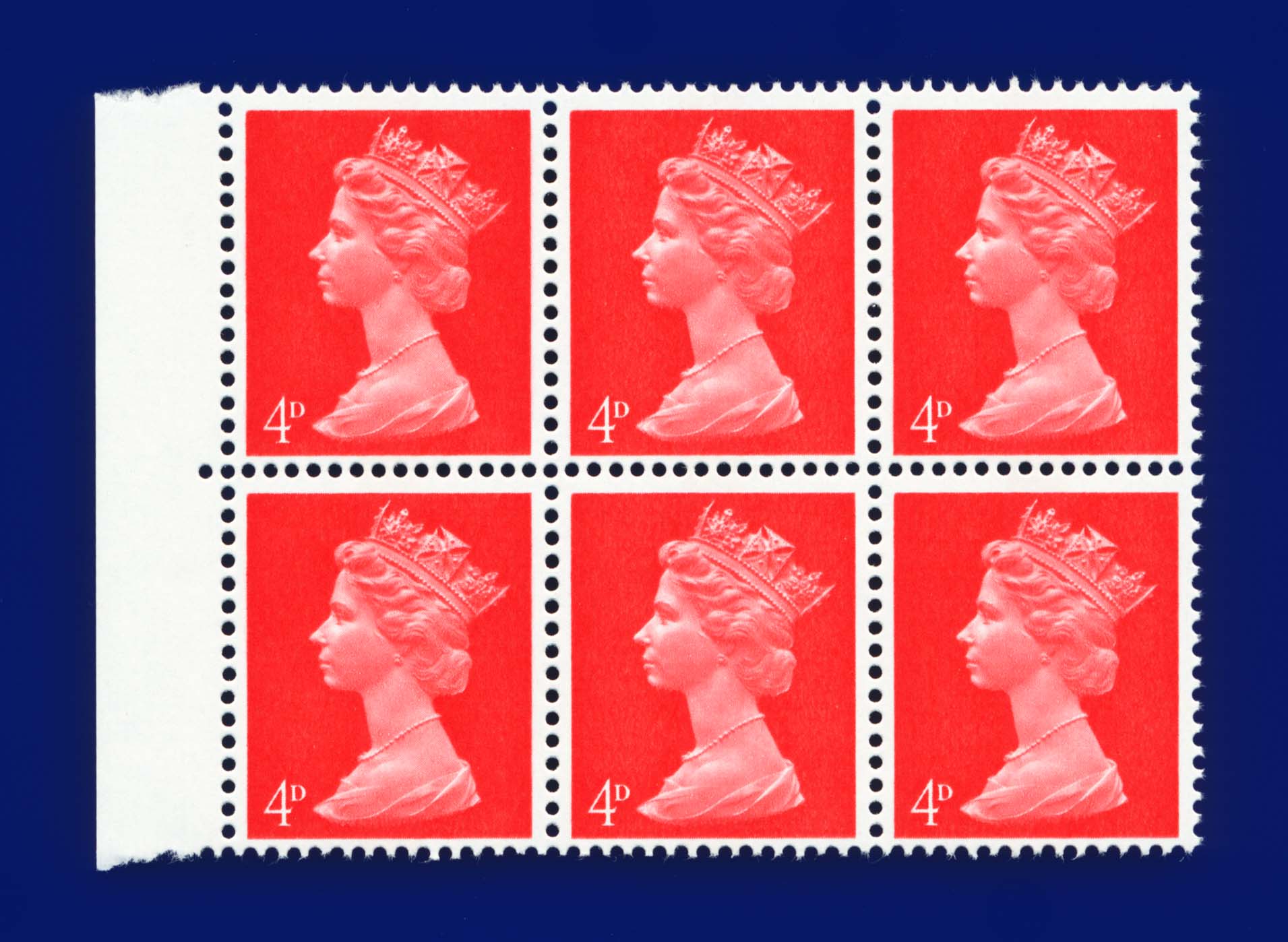 SG733 1969 4d Bright Vermilion U14B Head B CB MNH PVA elección de 7 artículos kazf - Imagen 5 de 8
