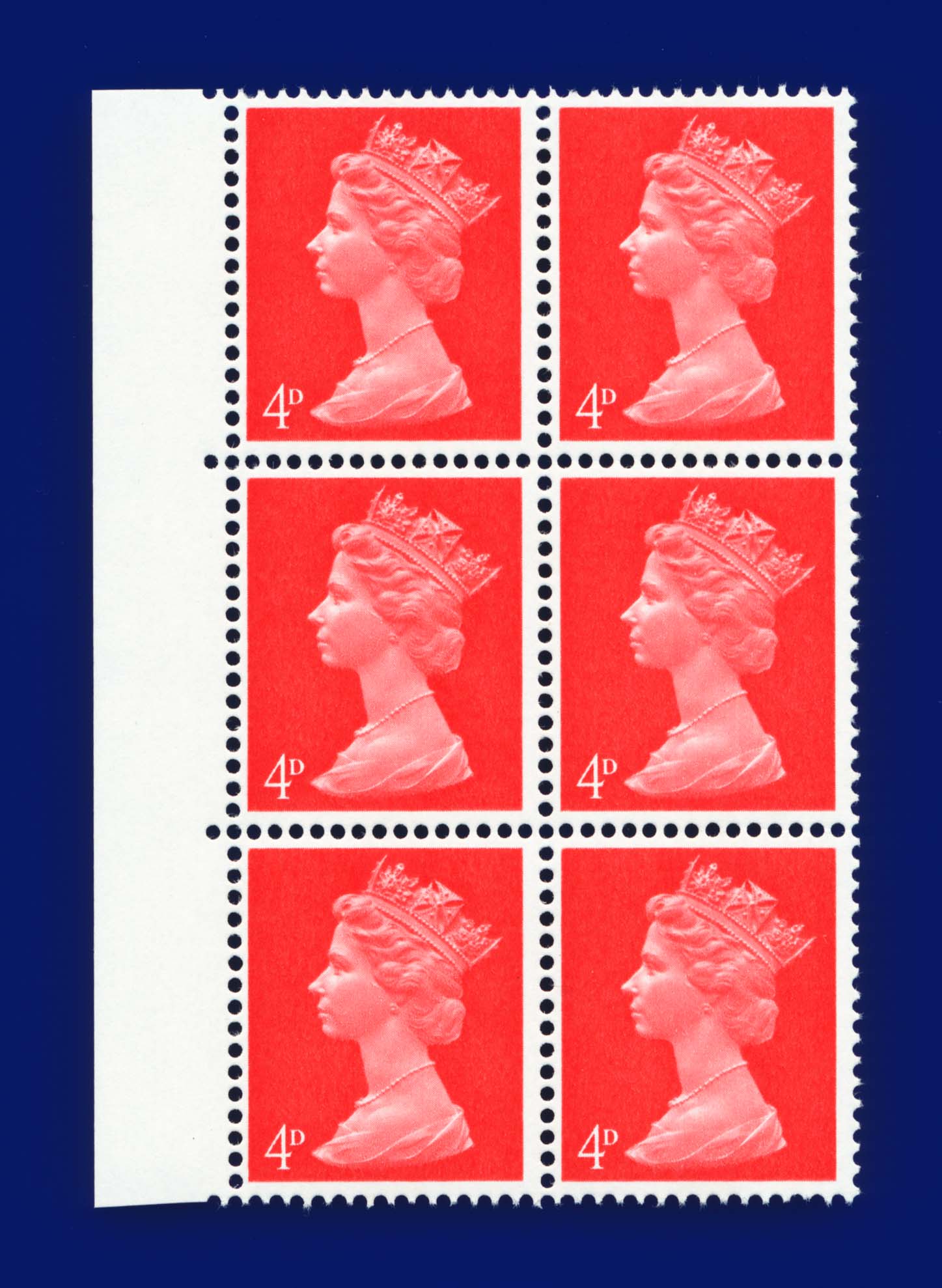 SG733 1969 4d Bright Vermilion U14B Head B CB MNH PVA elección de 7 artículos kazf - Imagen 6 de 8