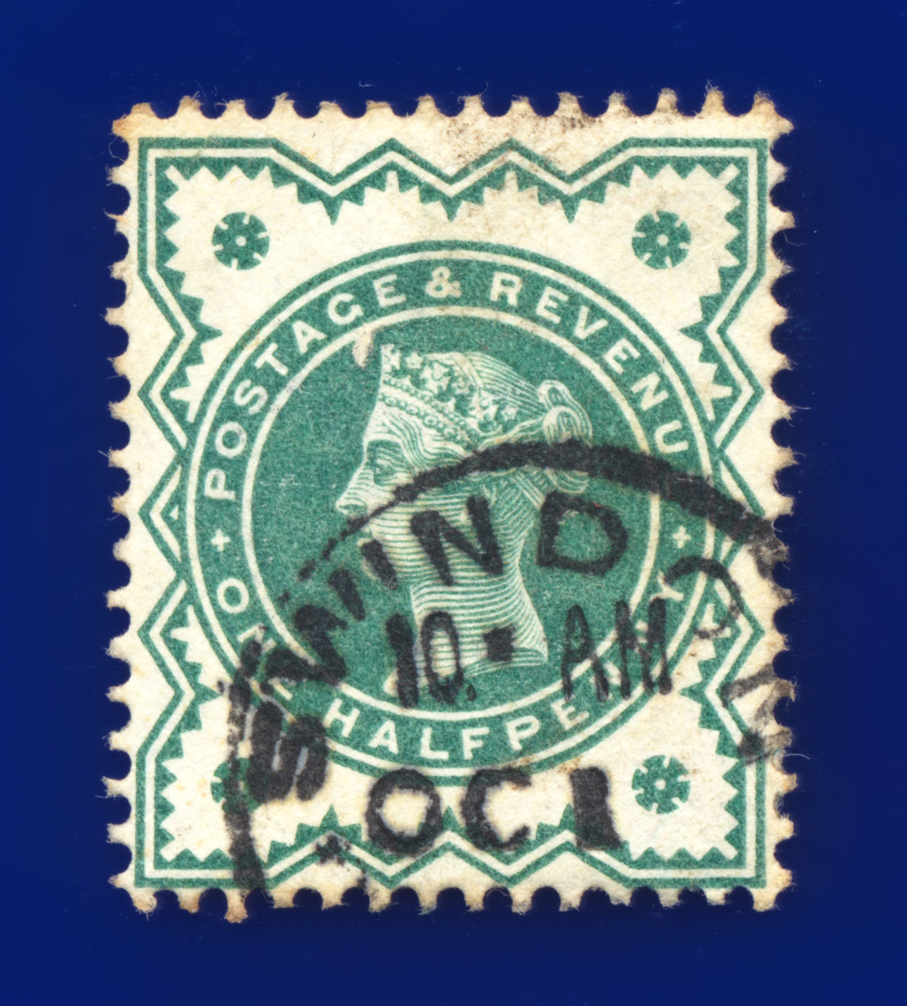 1900 SG213 1/2d stumpf blau-grün gut gebraucht alle abgebildet Auswahl 35 Artikel kany - Bild 36 von 41