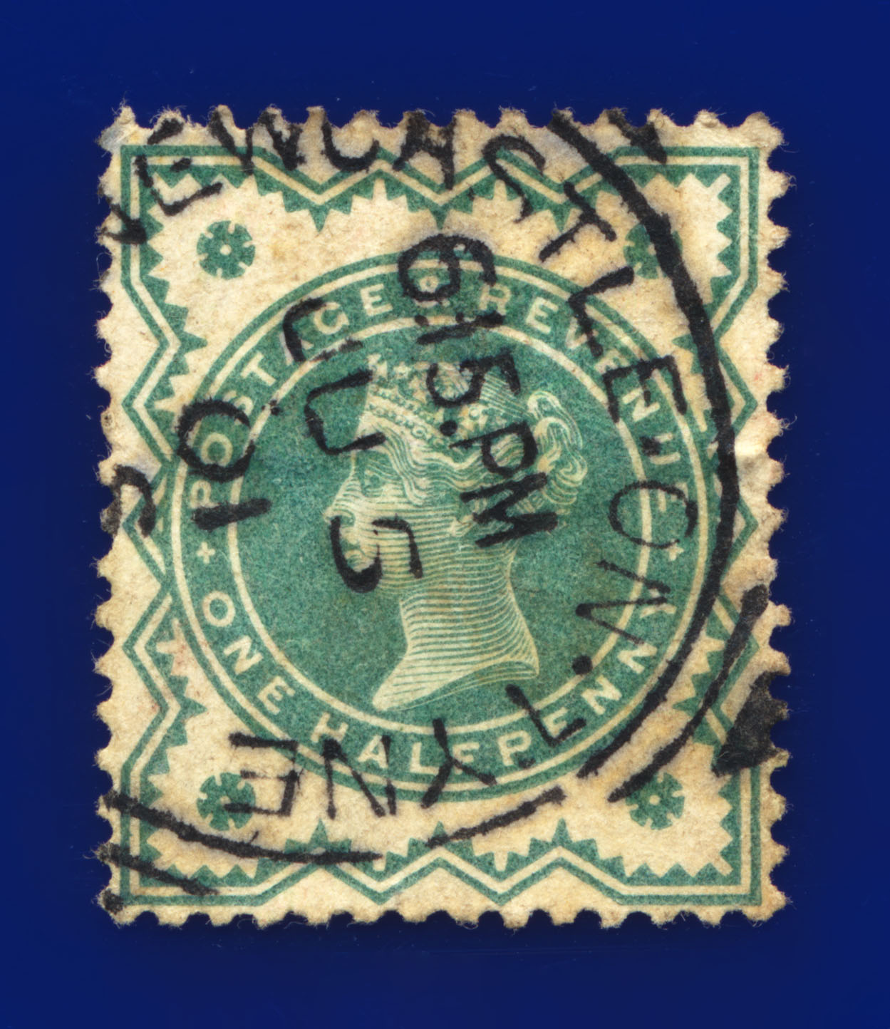 1900 SG213 1/2d stumpf blau-grün gut gebraucht alle abgebildet Auswahl 35 Artikel kany - Bild 33 von 41