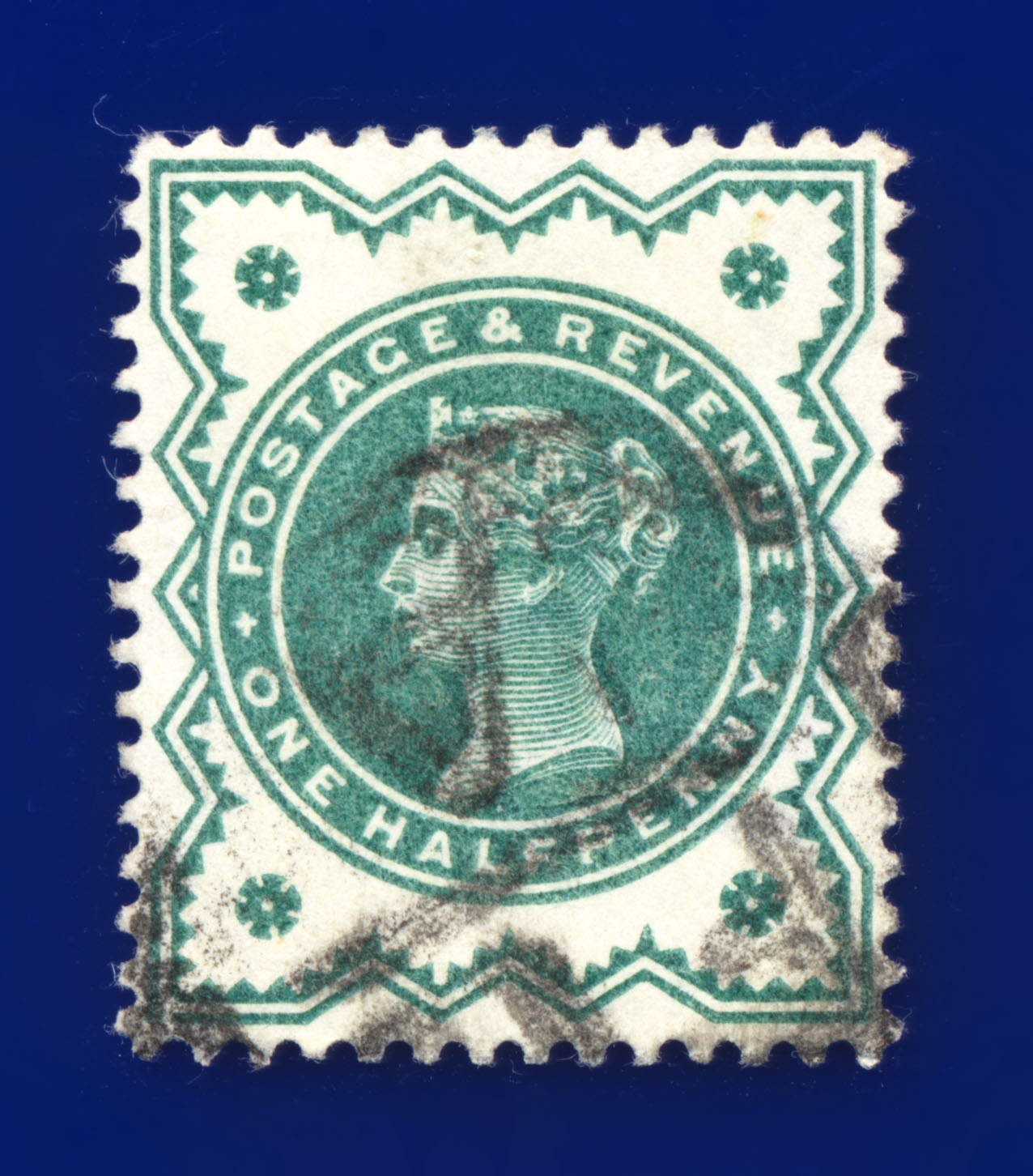 1900 SG213 1/2d stumpf blau-grün gut gebraucht alle abgebildet Auswahl 35 Artikel kany - Bild 12 von 41