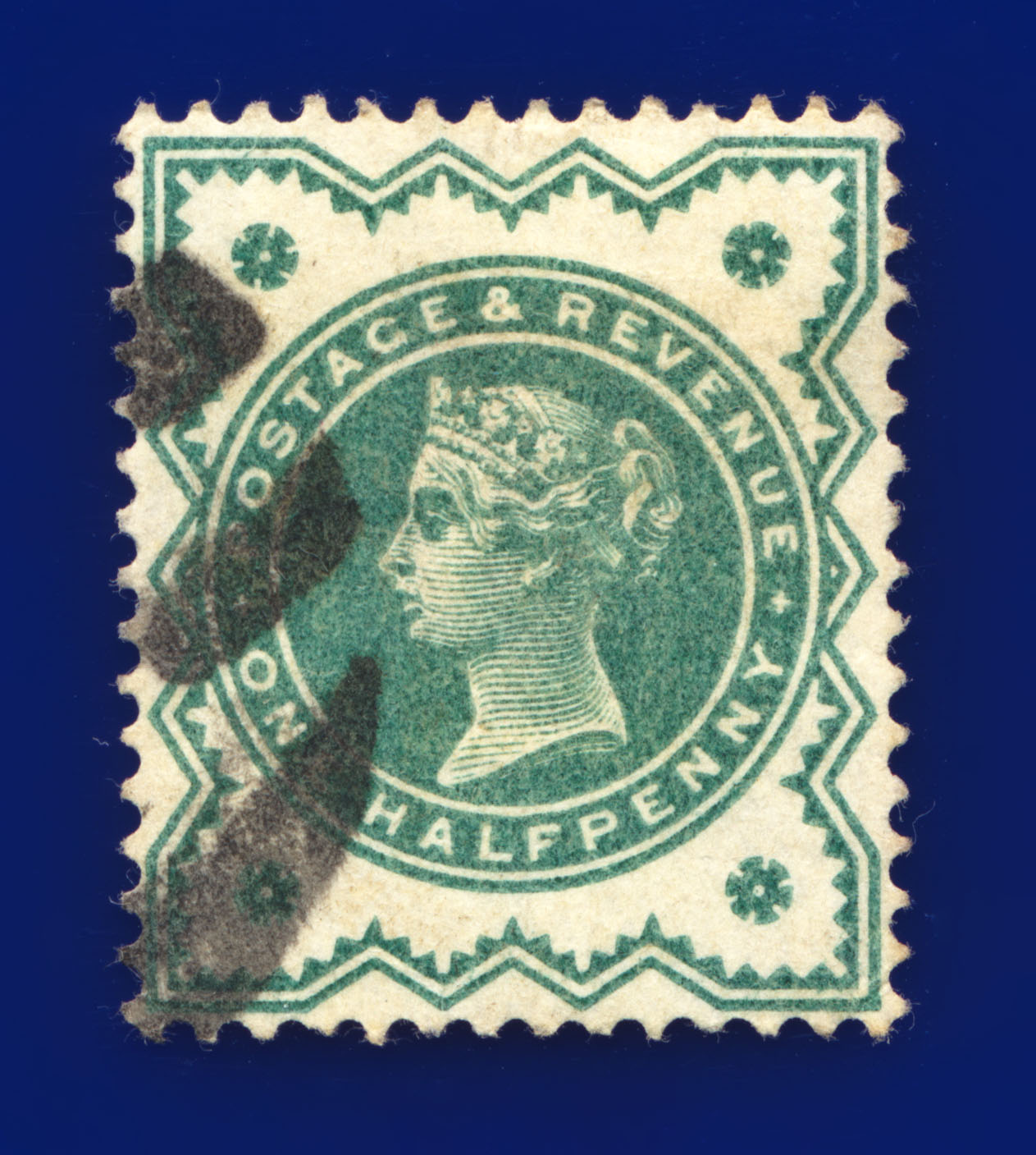 1900 SG213 1/2d stumpf blau-grün gut gebraucht alle abgebildet Auswahl 35 Artikel kany - Bild 13 von 41