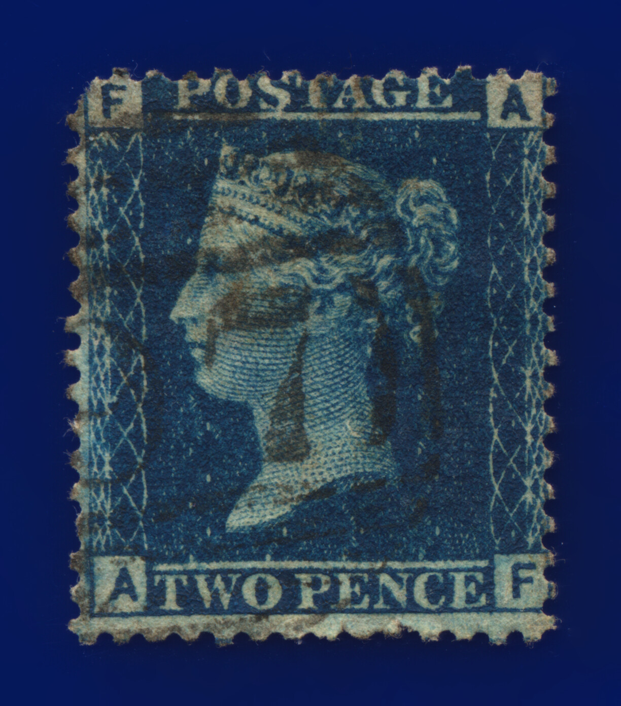 1858 SG45 2d Blue Plates 8 AC & 9 AF-RJ Good Used & Used Choice of 6 Items kajr - Picture 5 of 13