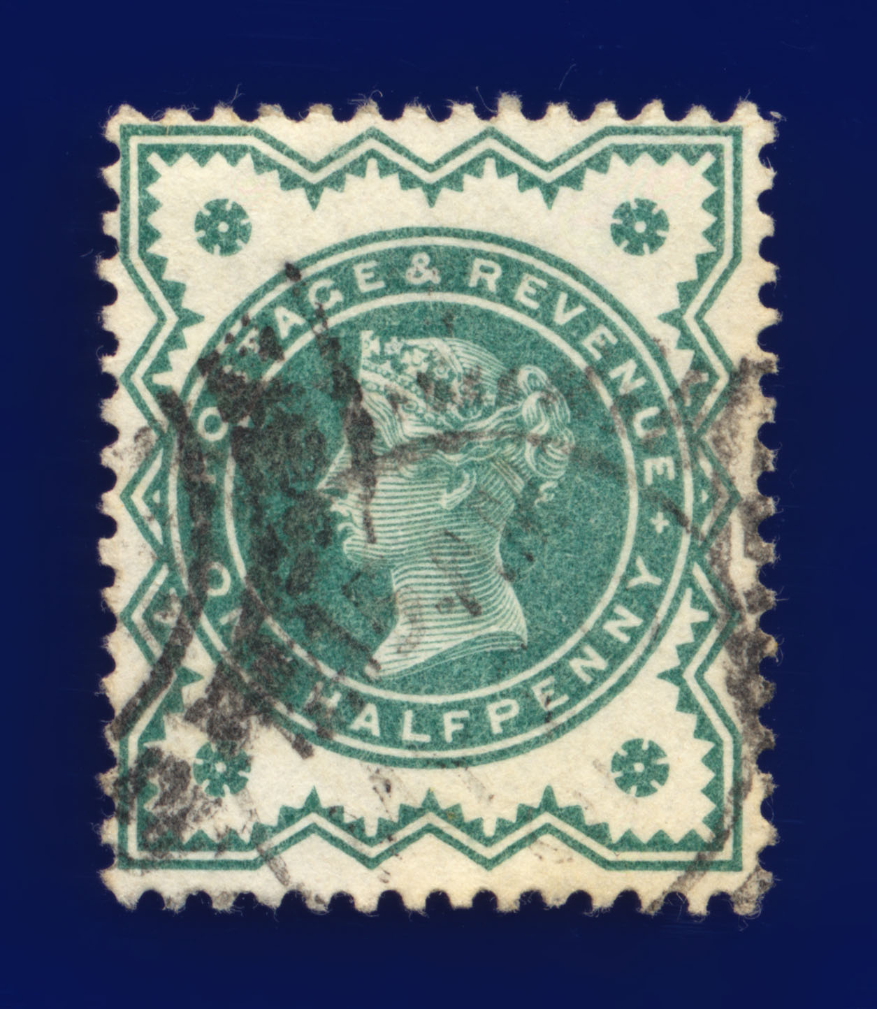 1900 SG213 1/2d stumpf blau-grün gut gebraucht alle abgebildet Auswahl 35 Artikel kany - Bild 8 von 41