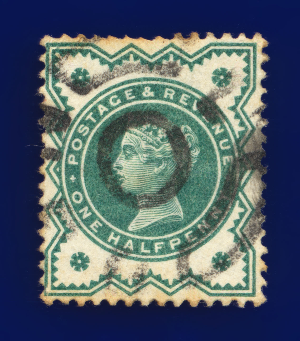 1900 SG213 1/2d stumpf blau-grün gut gebraucht alle abgebildet Auswahl 35 Artikel kany - Bild 9 von 41