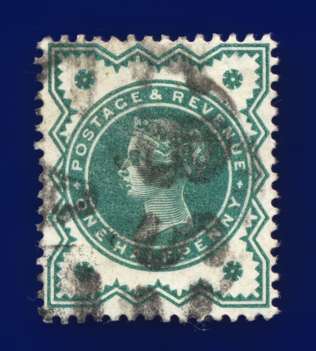 1900 SG213 1/2d stumpf blau-grün gut gebraucht alle abgebildet Auswahl 35 Artikel kany - Bild 10 von 41