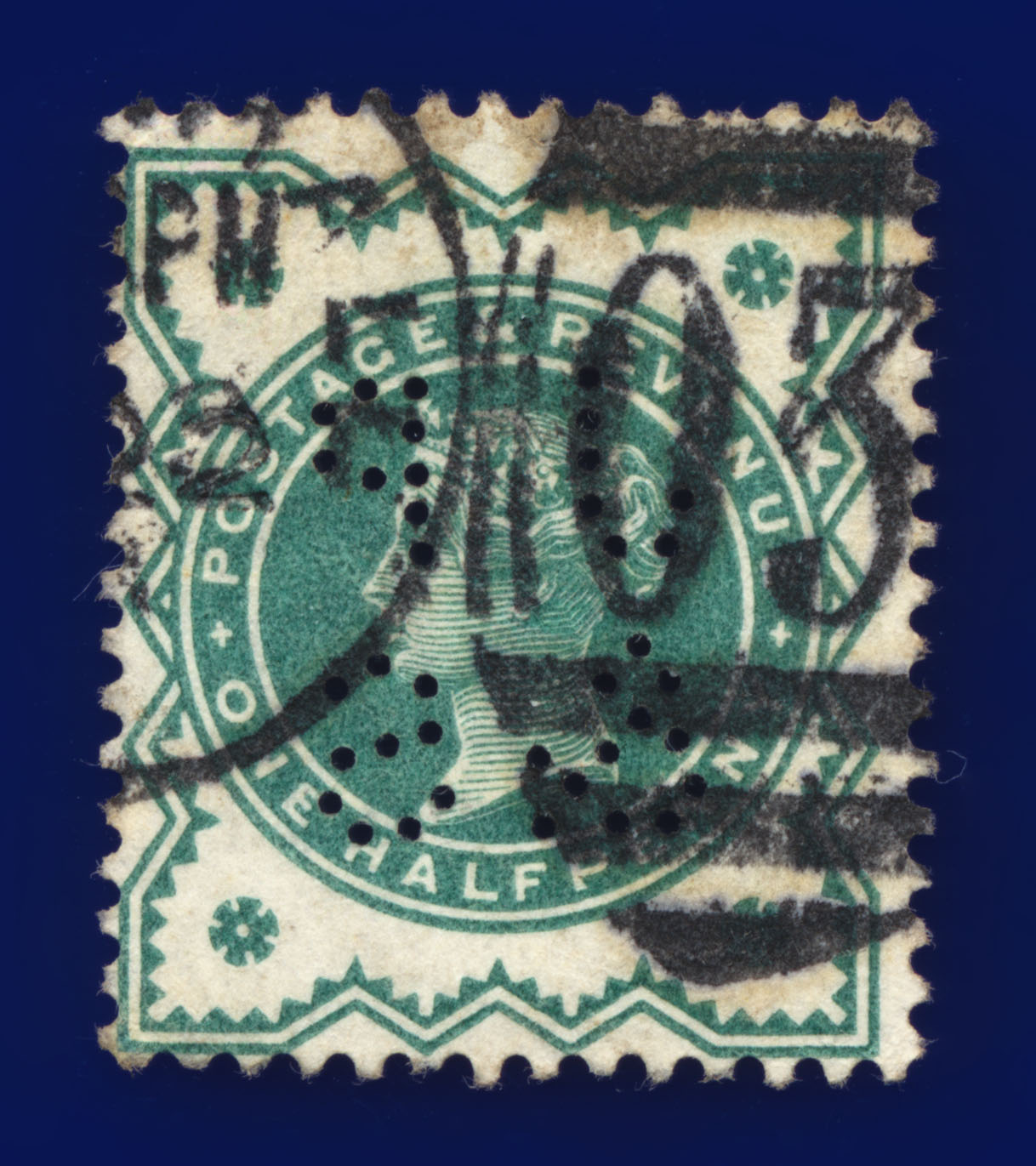 1900 SG213 1/2d stumpf blau-grün gut gebraucht alle abgebildet Auswahl 35 Artikel kany - Bild 40 von 41