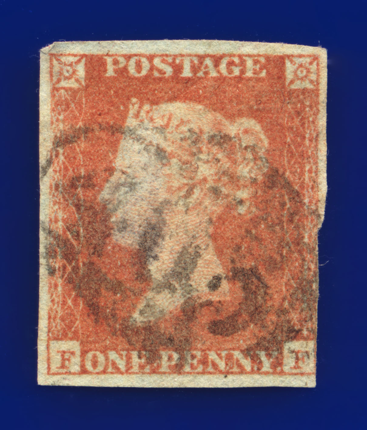 1841 SG8 1d rotbraune Stellungen FF-GD gebraucht Auswahl aus 3 kblo - Bild 3 von 5