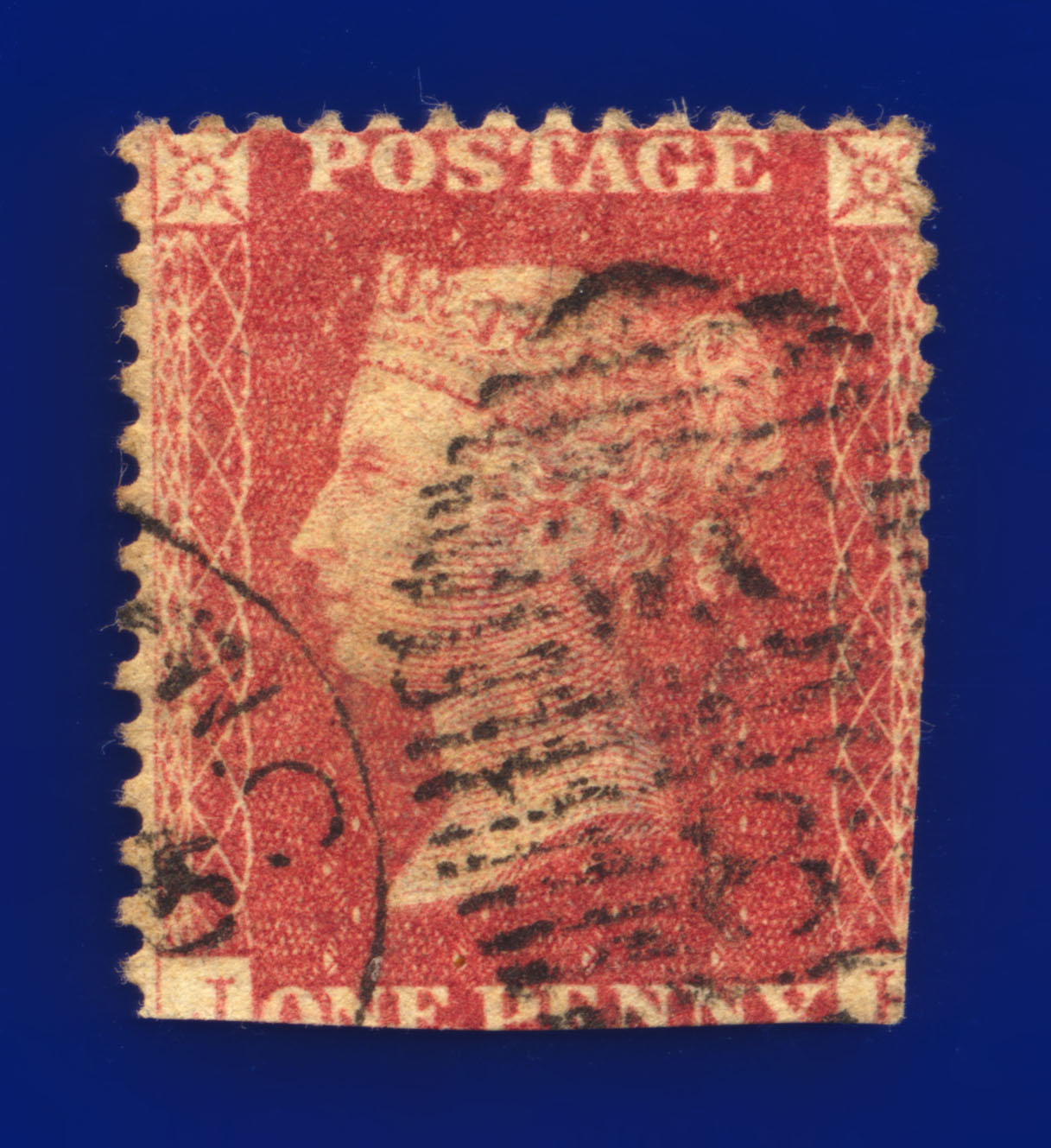 1857 SG40 1d Rosa Roja C10 (1) Posiciones Usadas en Filas J-L Elección de 15 kbhr - Imagen 7 de 8
