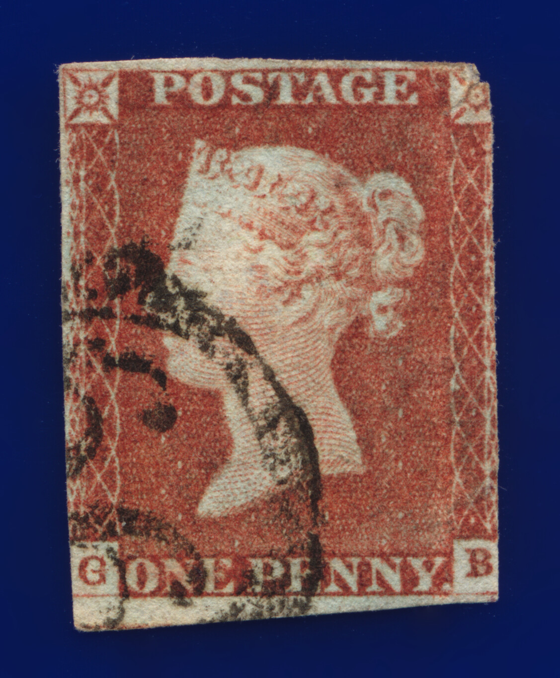 1841 SG8 1d rotbraune Stellungen FF-GD gebraucht Auswahl aus 3 kblo - Bild 4 von 5