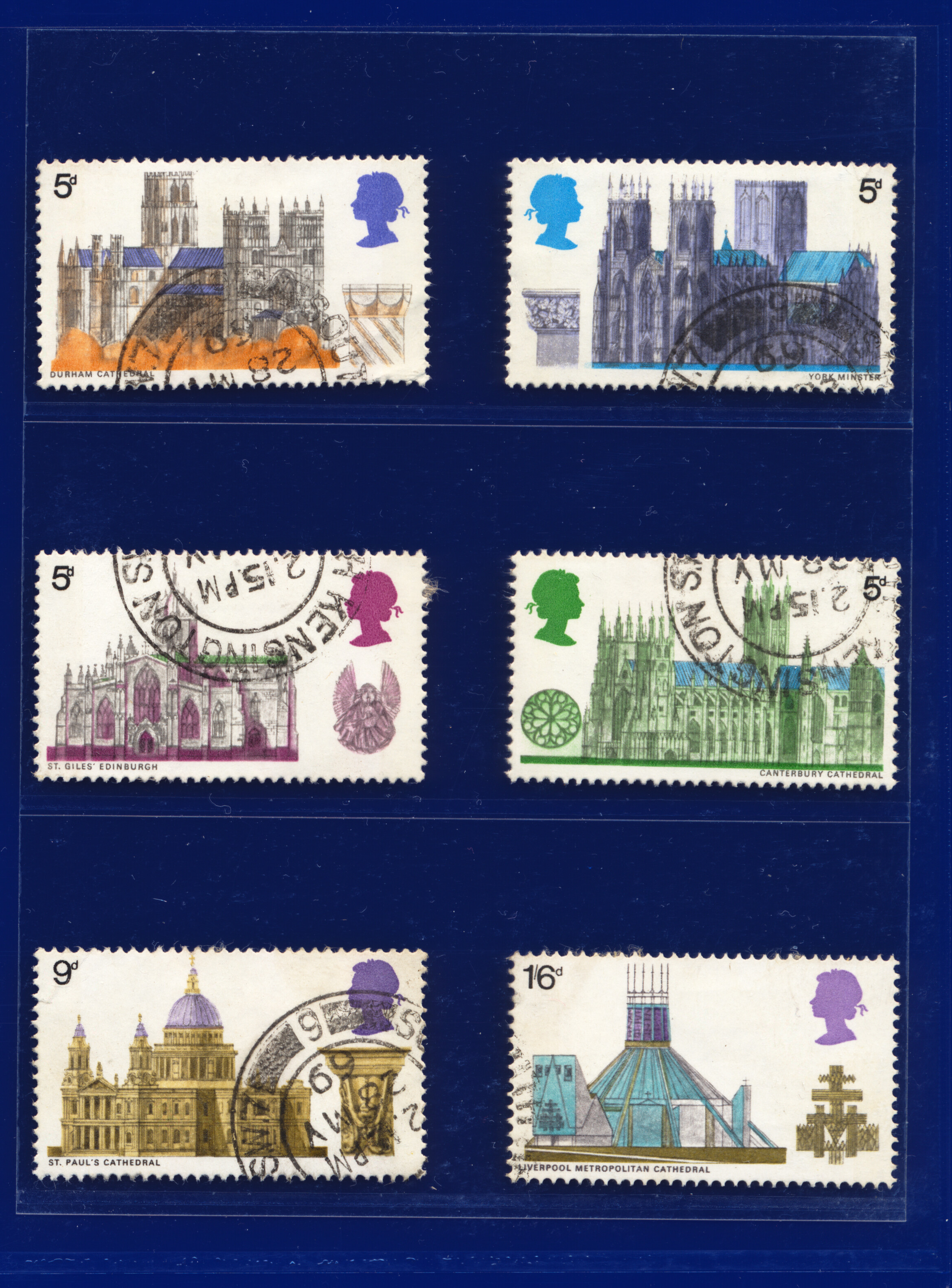 1969 SG796-801 5d-1s6d Kathedralen, Multiples/Sets/Etc, Your Choice kacw - Bild 2 von 104