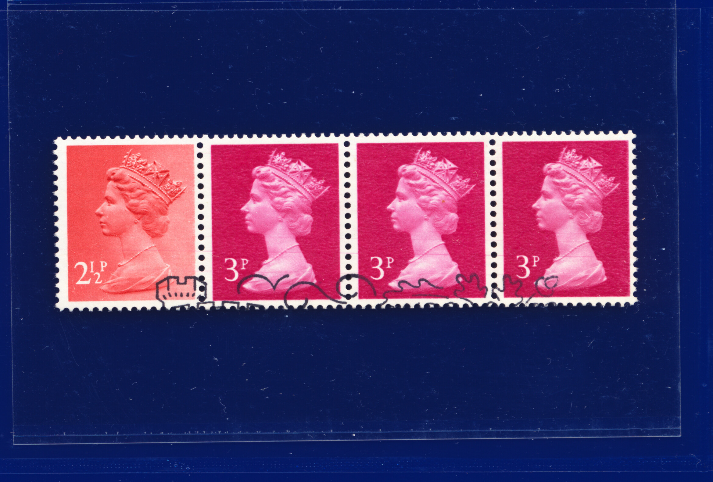 1981 SG X929L 21/2p-3p Coil Strip VFU-FU All Imaged Choice of 40 Items kbad - Bild 6 von 81