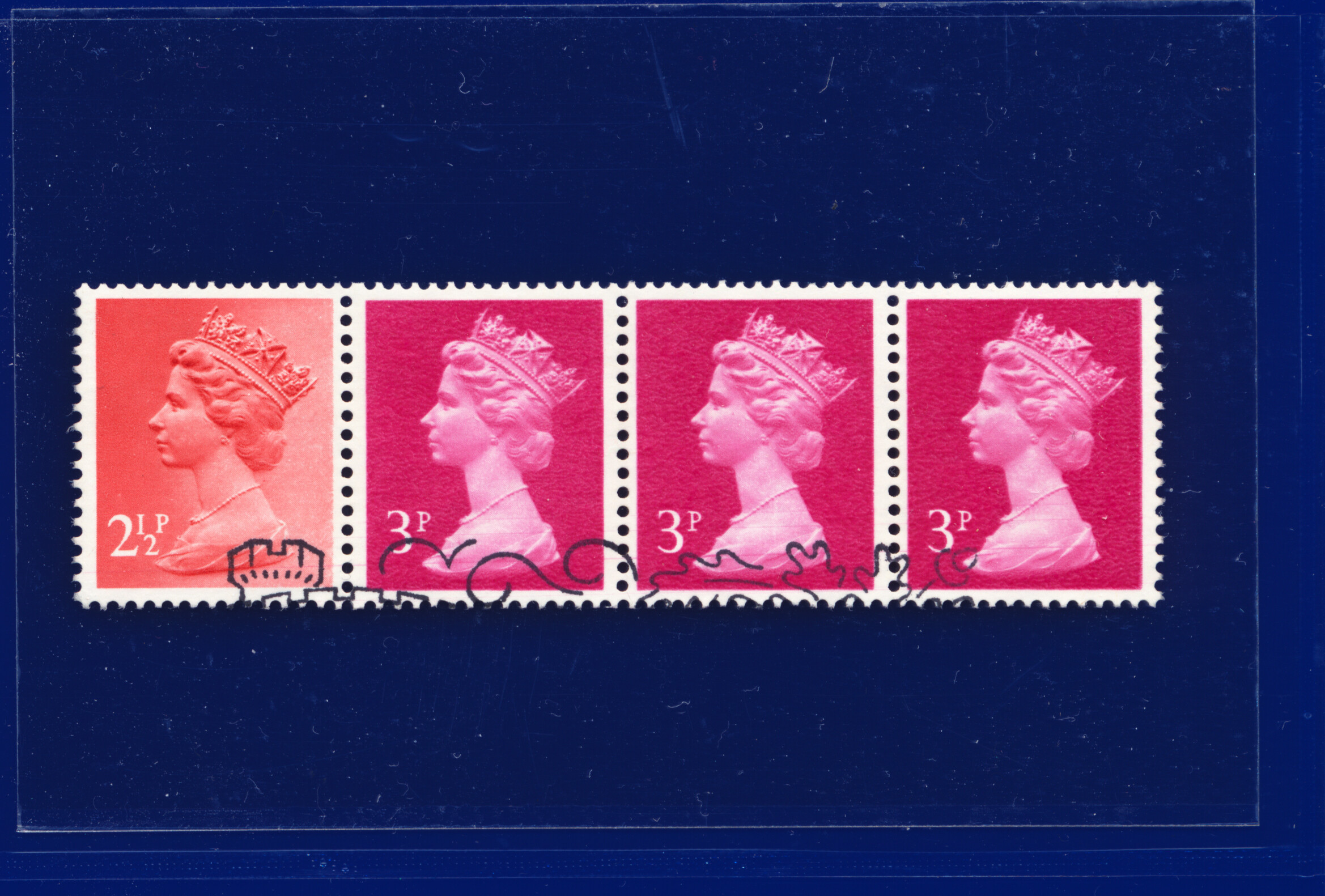 1981 SG X929L 21/2p-3p Coil Strip VFU-FU All Imaged Choice of 40 Items kbad - Bild 40 von 81