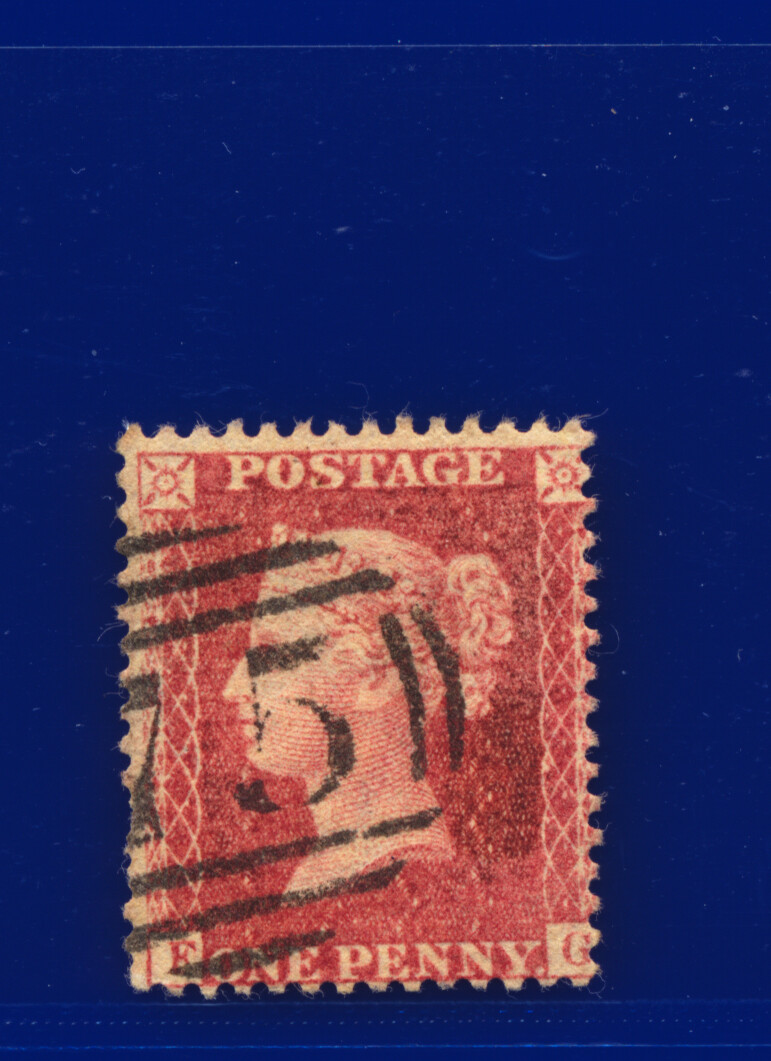 1857 SG40 1d Rose Red C10(1) G/U Multi-Buy Choose your Positions/Postmarks kaav - Picture 70 of 336