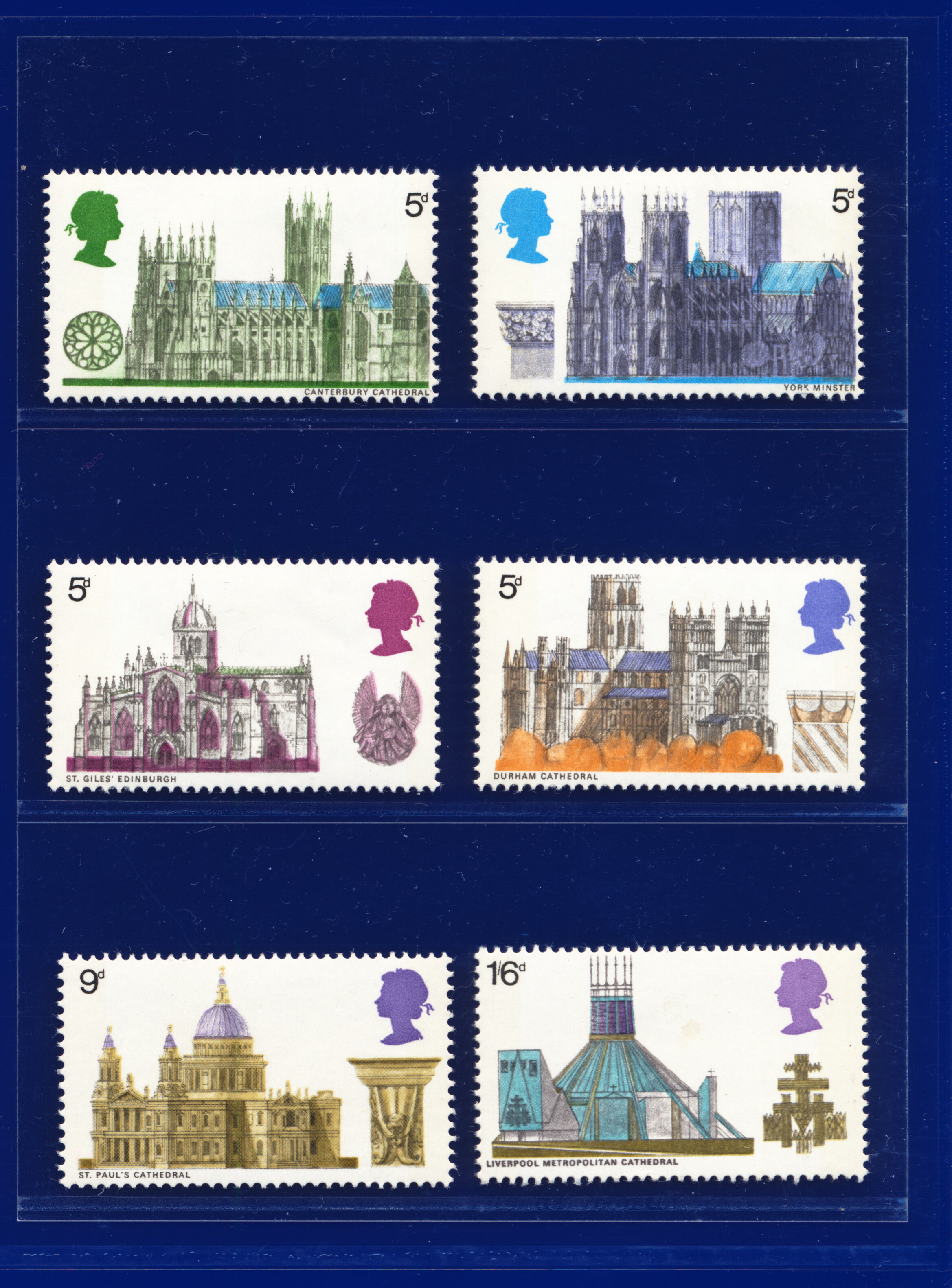1969 SG796-801 5d-1s6d Kathedralen, Multiples/Sets/Etc, Your Choice kacw - Bild 30 von 104