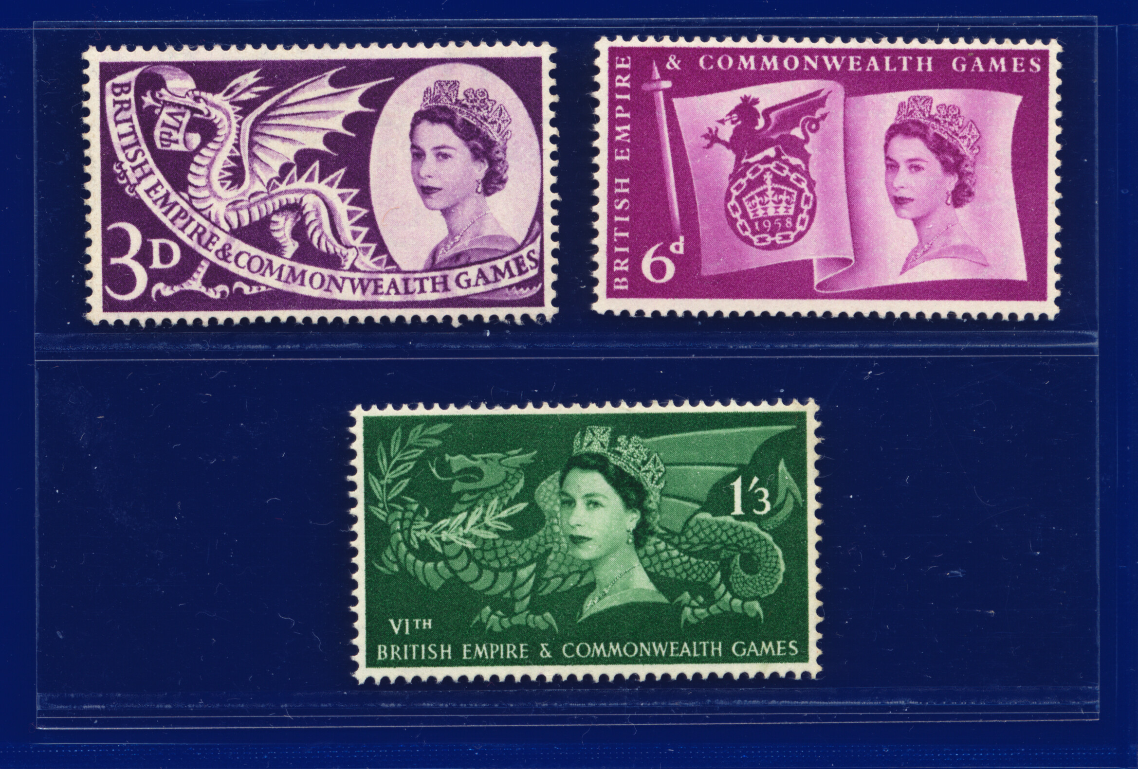1958 SG567-569 3d-1s3d Games, Blocks/Pairs/Sets, Your Choice kabb - Picture 53 of 60