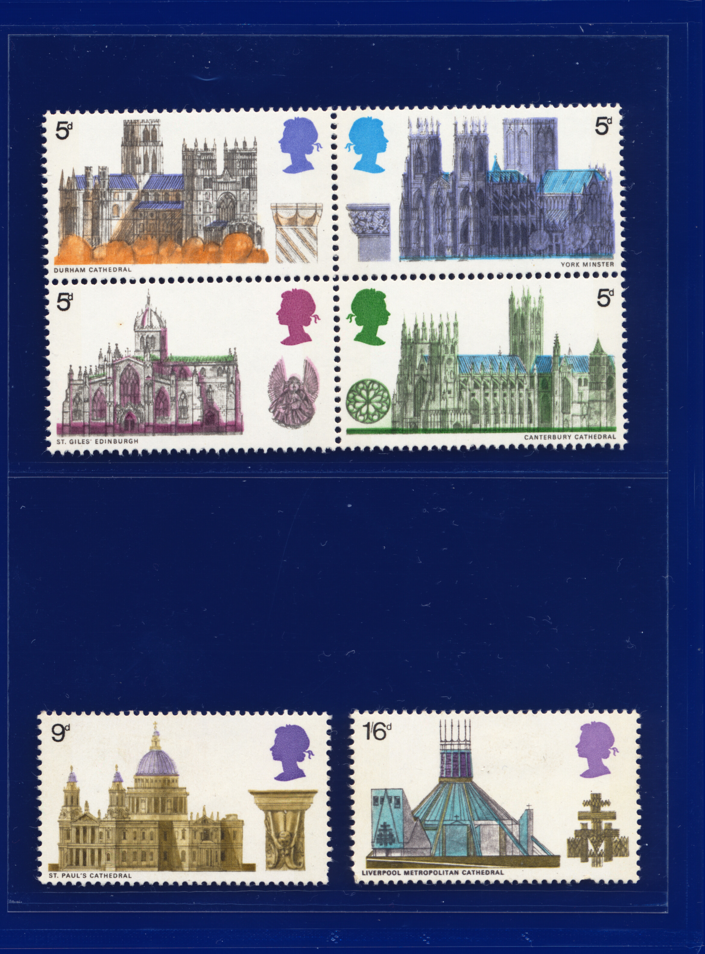 1969 SG796-801 5d-1s6d Kathedralen, Multiples/Sets/Etc, Your Choice kacw - Bild 12 von 104