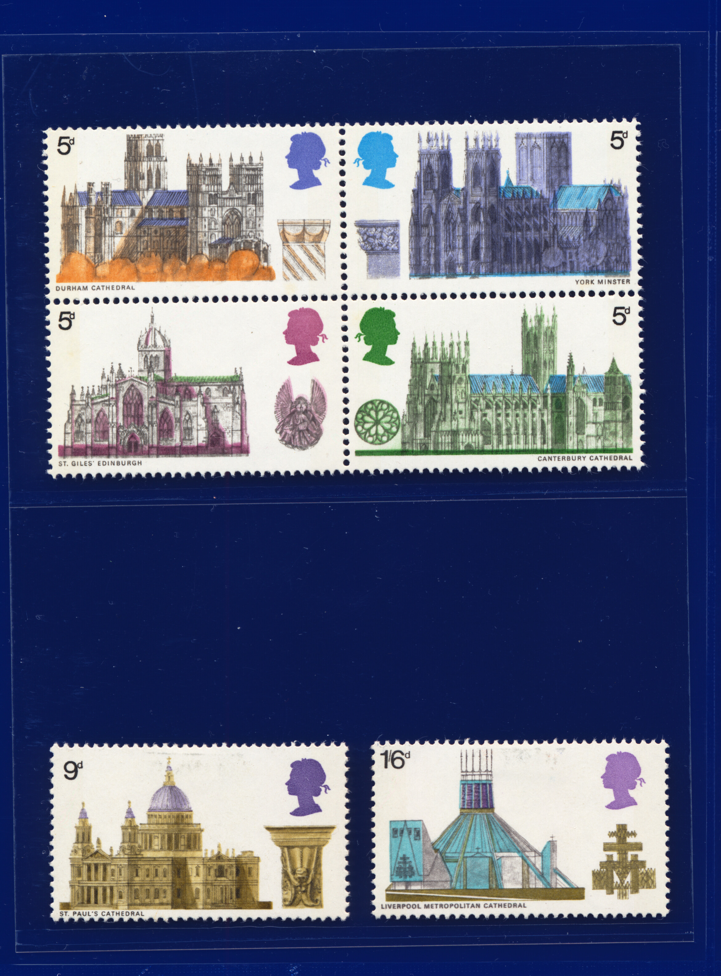 1969 SG796-801 5d-1s6d Kathedralen, Multiples/Sets/Etc, Your Choice kacw - Bild 14 von 104