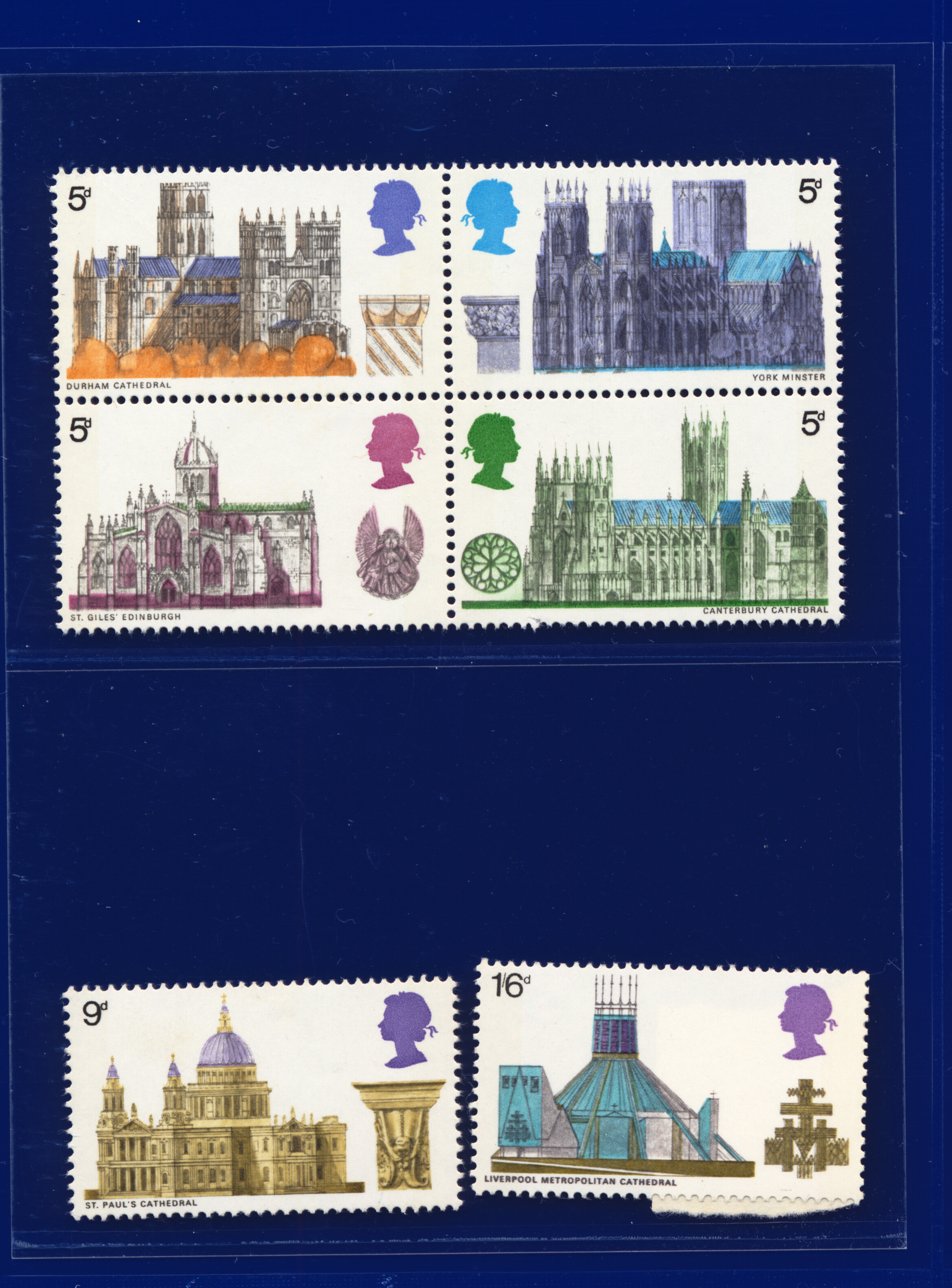 1969 SG796-801 5d-1s6d Kathedralen, Multiples/Sets/Etc, Your Choice kacw - Bild 8 von 104