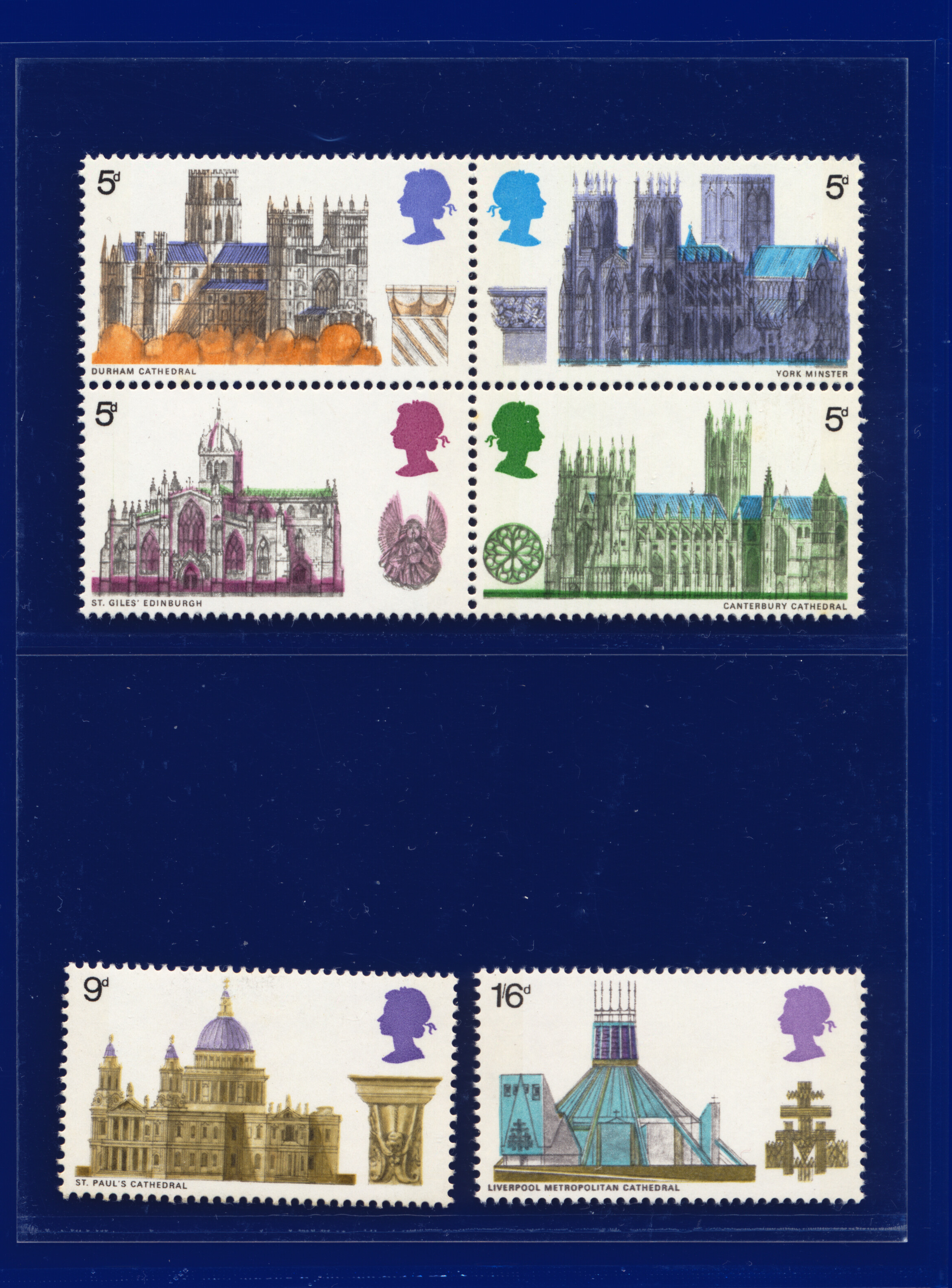 1969 SG796-801 5d-1s6d Kathedralen, Multiples/Sets/Etc, Your Choice kacw - Bild 16 von 104