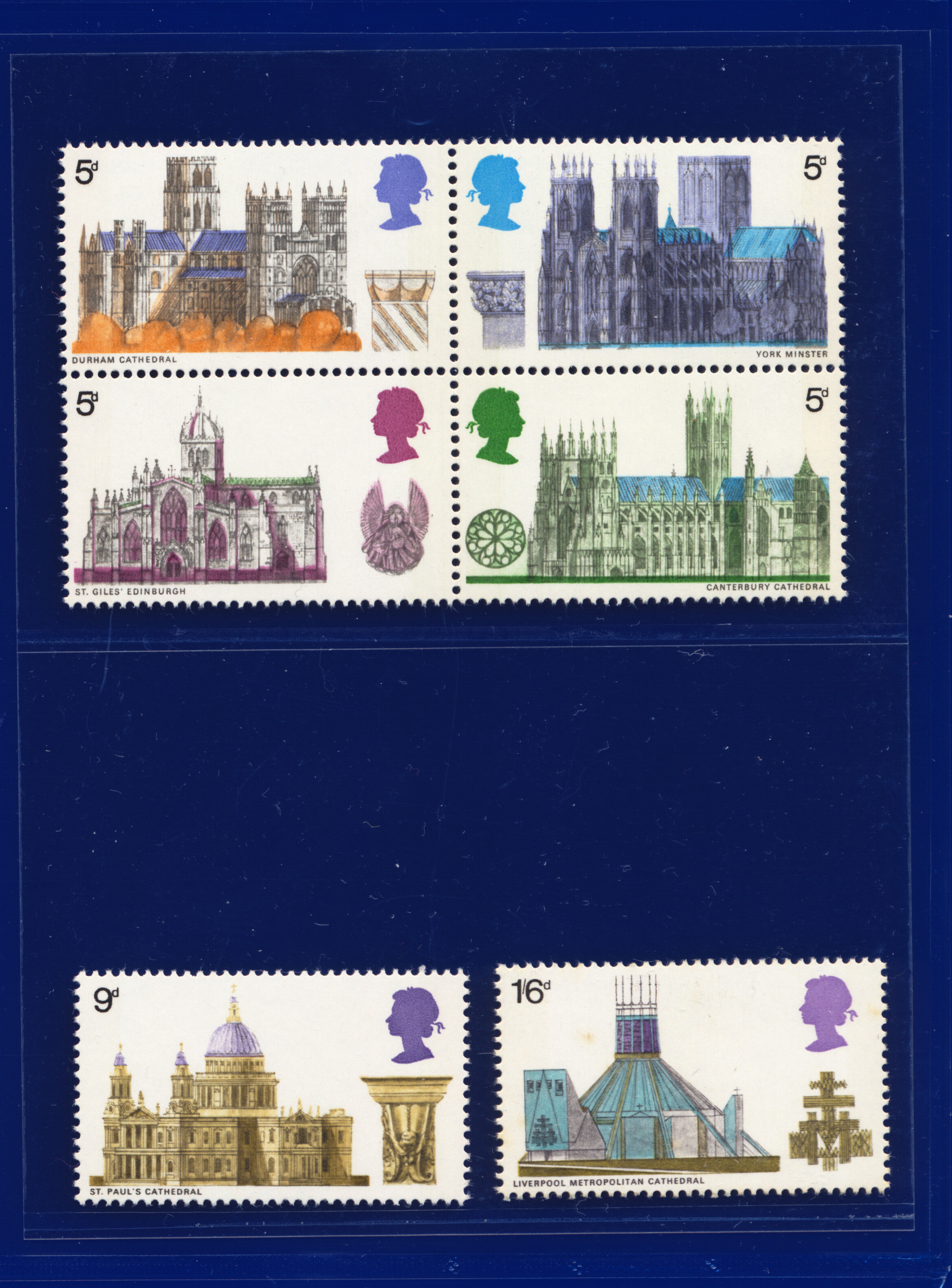 1969 SG796-801 5d-1s6d Kathedralen, Multiples/Sets/Etc, Your Choice kacw - Bild 18 von 104