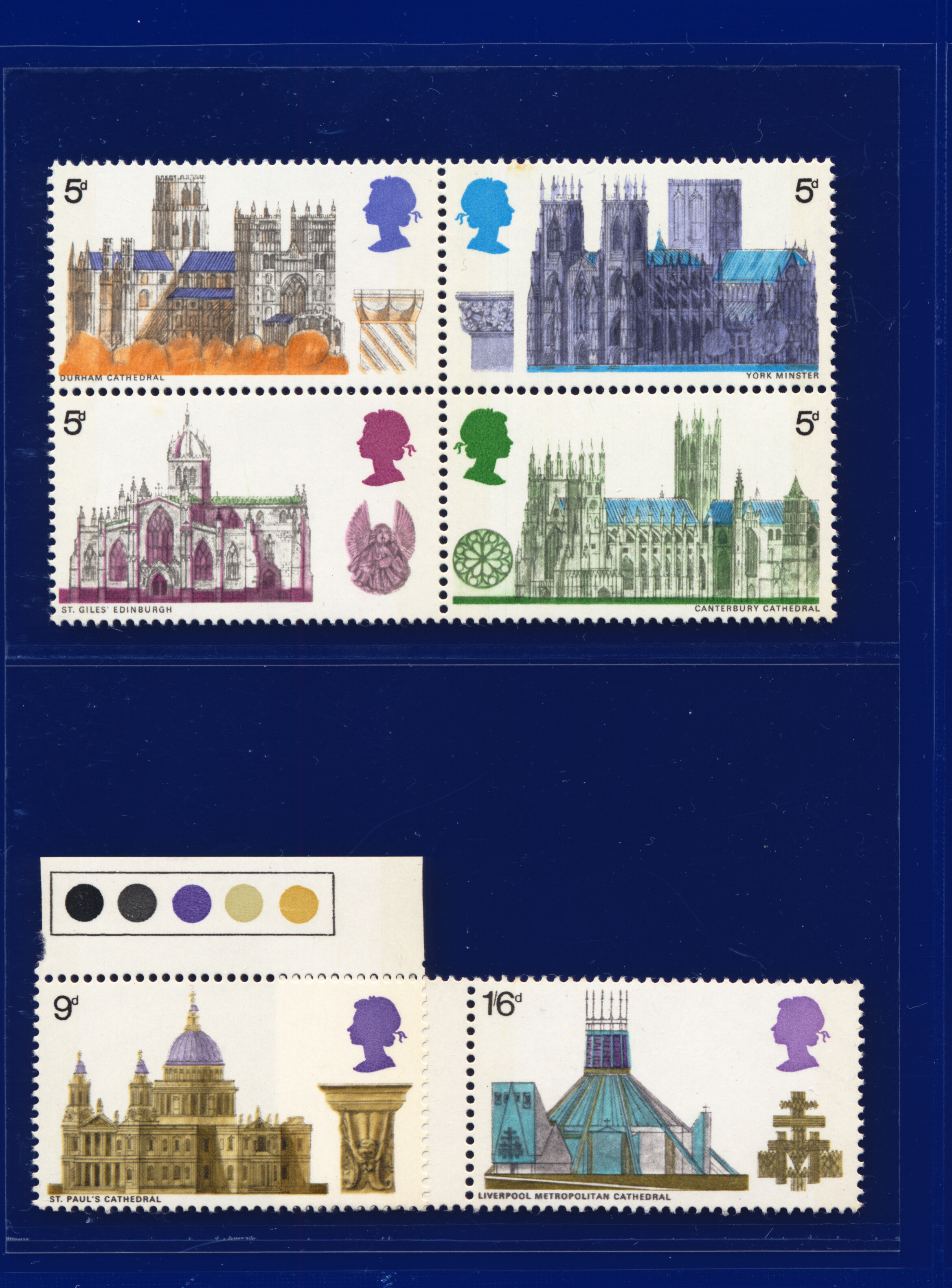 1969 SG796-801 5d-1s6d Kathedralen, Multiples/Sets/Etc, Your Choice kacw - Bild 28 von 104