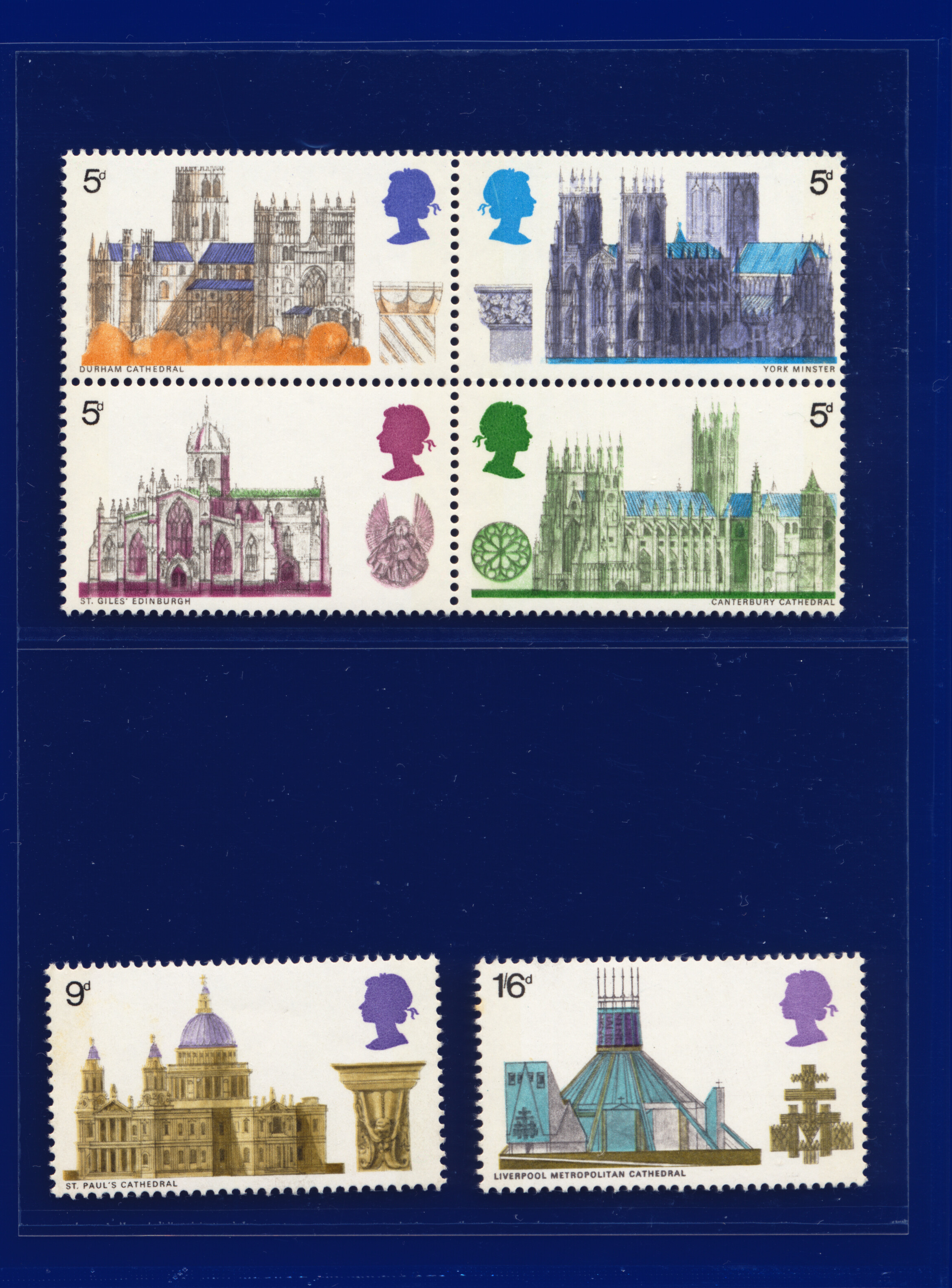 1969 SG796-801 5d-1s6d Kathedralen, Multiples/Sets/Etc, Your Choice kacw - Bild 20 von 104