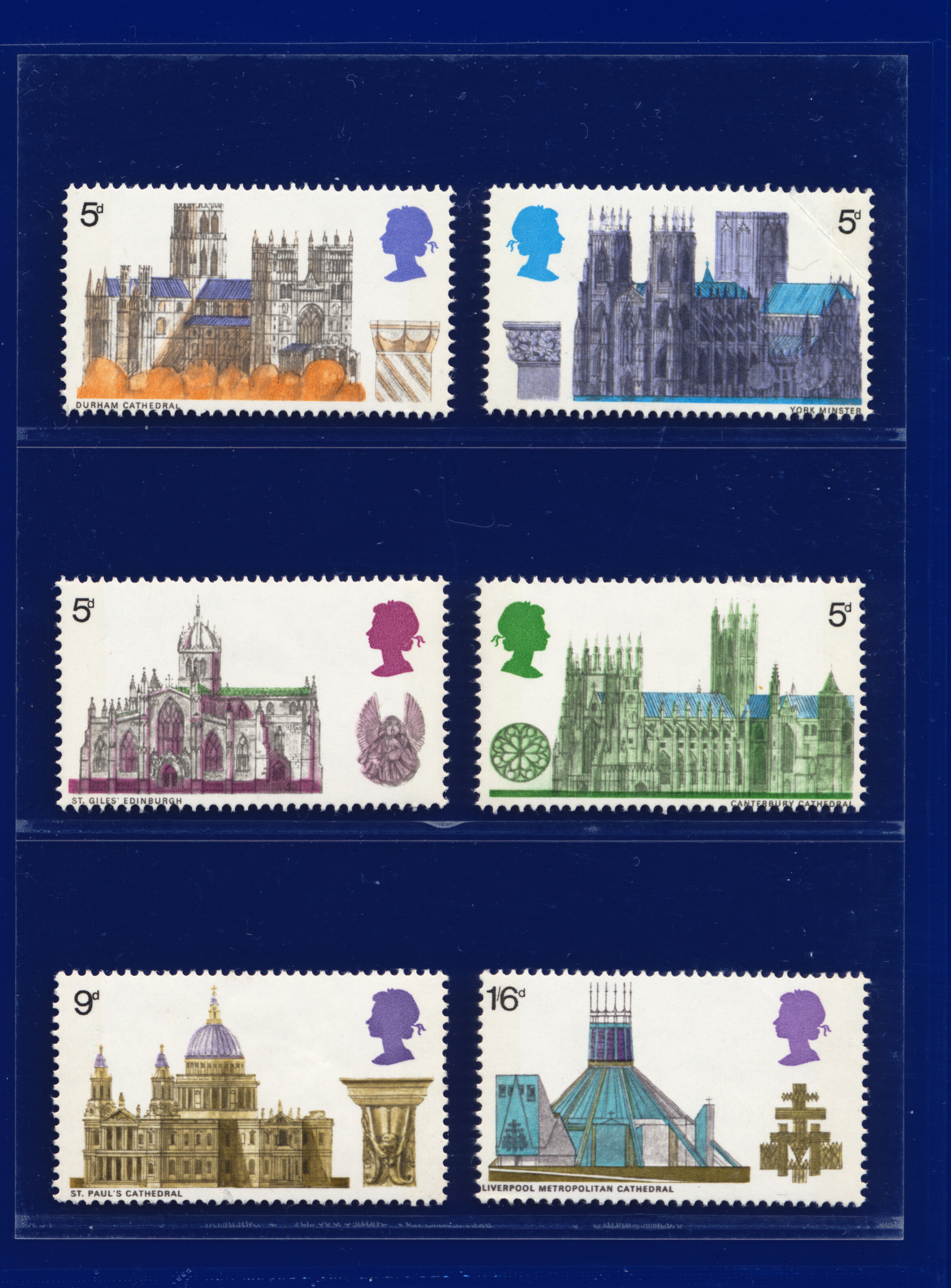 1969 SG796-801 5d-1s6d Kathedralen, Multiples/Sets/Etc, Your Choice kacw - Bild 10 von 104