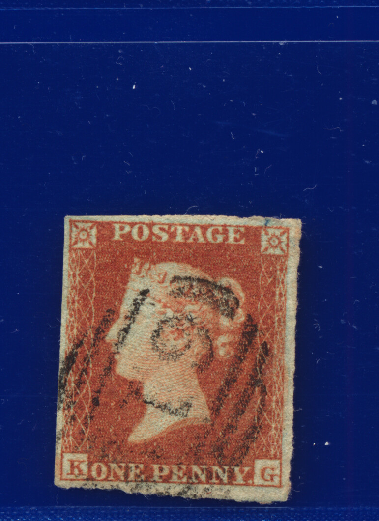 1841 SG8 1d rotbraune Stellungen JE-KL gebraucht Auswahl 5 kbmx - Bild 6 von 8