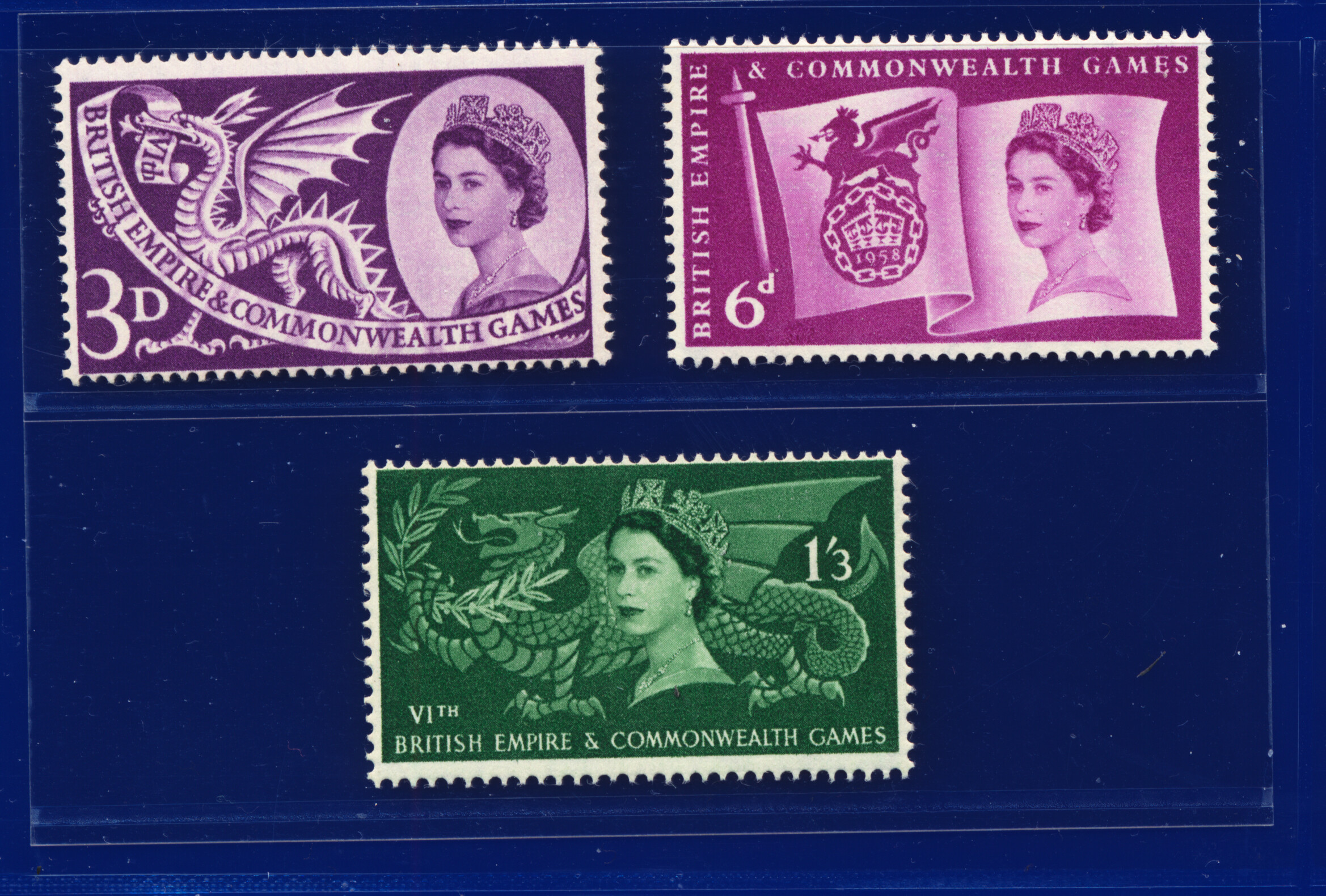 1958 SG567-569 3d-1s3d Games, Blocks/Pairs/Sets, Your Choice kabb - Picture 57 of 60
