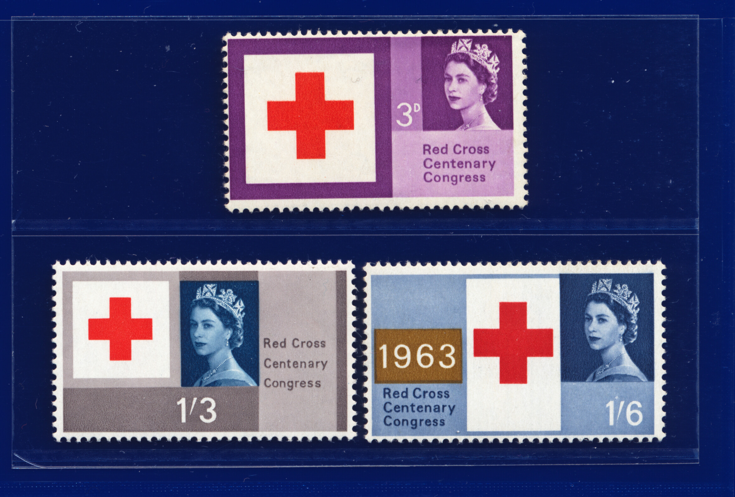 1963 SG642-644 3d-1s6d Red Cross, Blocks/Pairs/Sets/Singles, Your Choice kabm - Picture 11 of 16