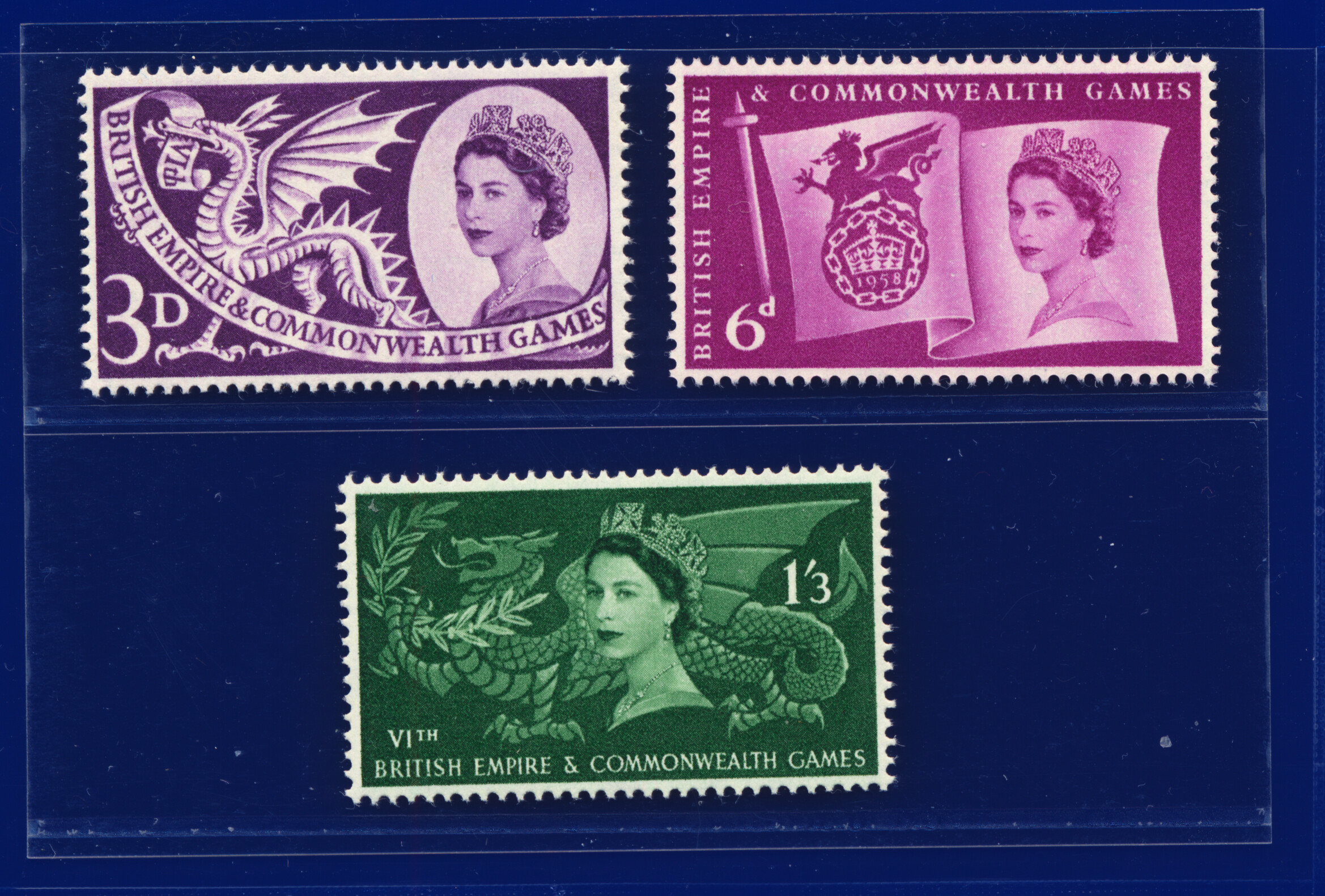1958 SG567-569 3d-1s3d Games, Blocks/Pairs/Sets, Your Choice kabb - Picture 59 of 60