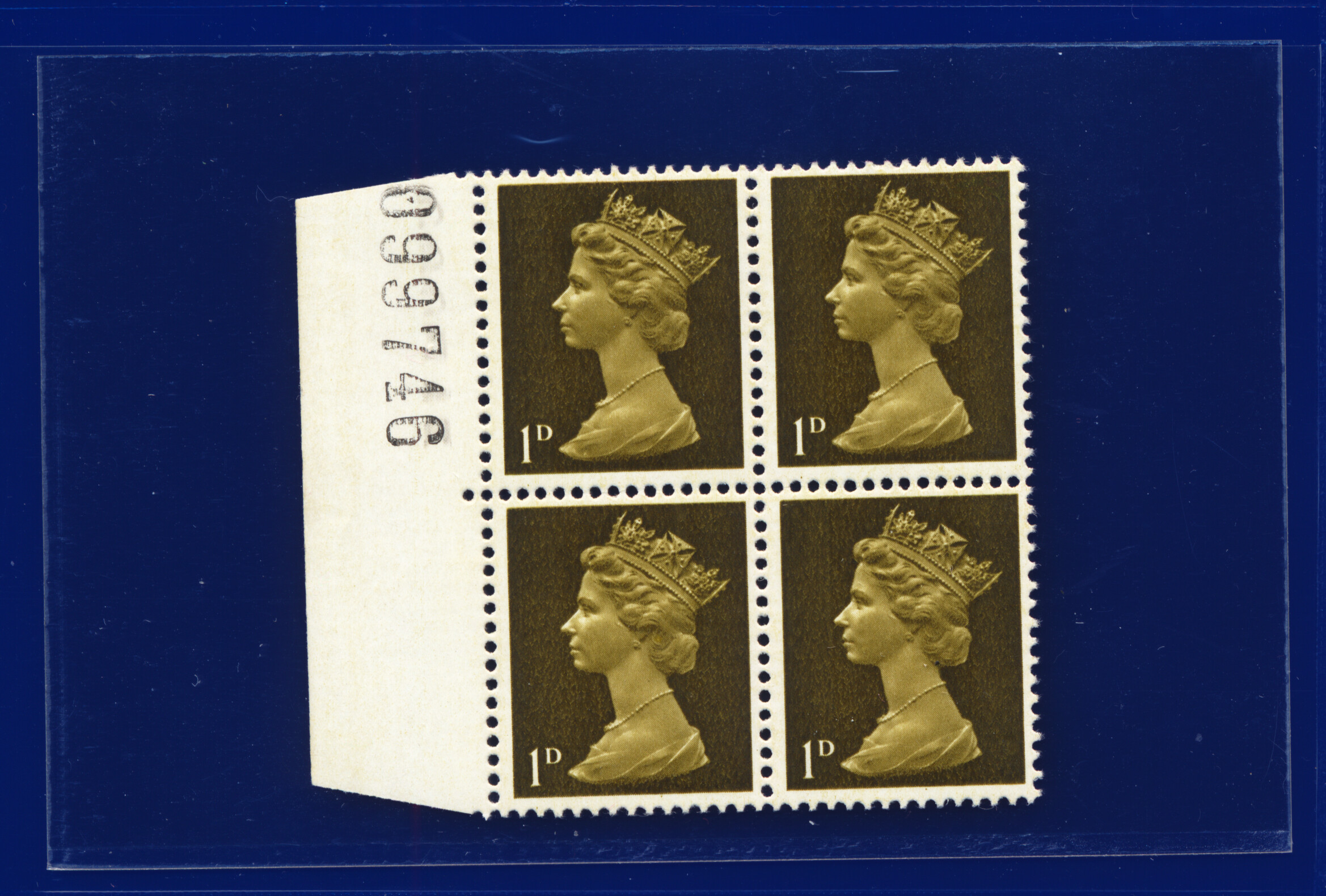 1968 SG724 1d Light Olive U2 2B Head A PVA MNH/MMH/MFG Auswahl aus 14 Artikeln kayw - Bild 11 von 28
