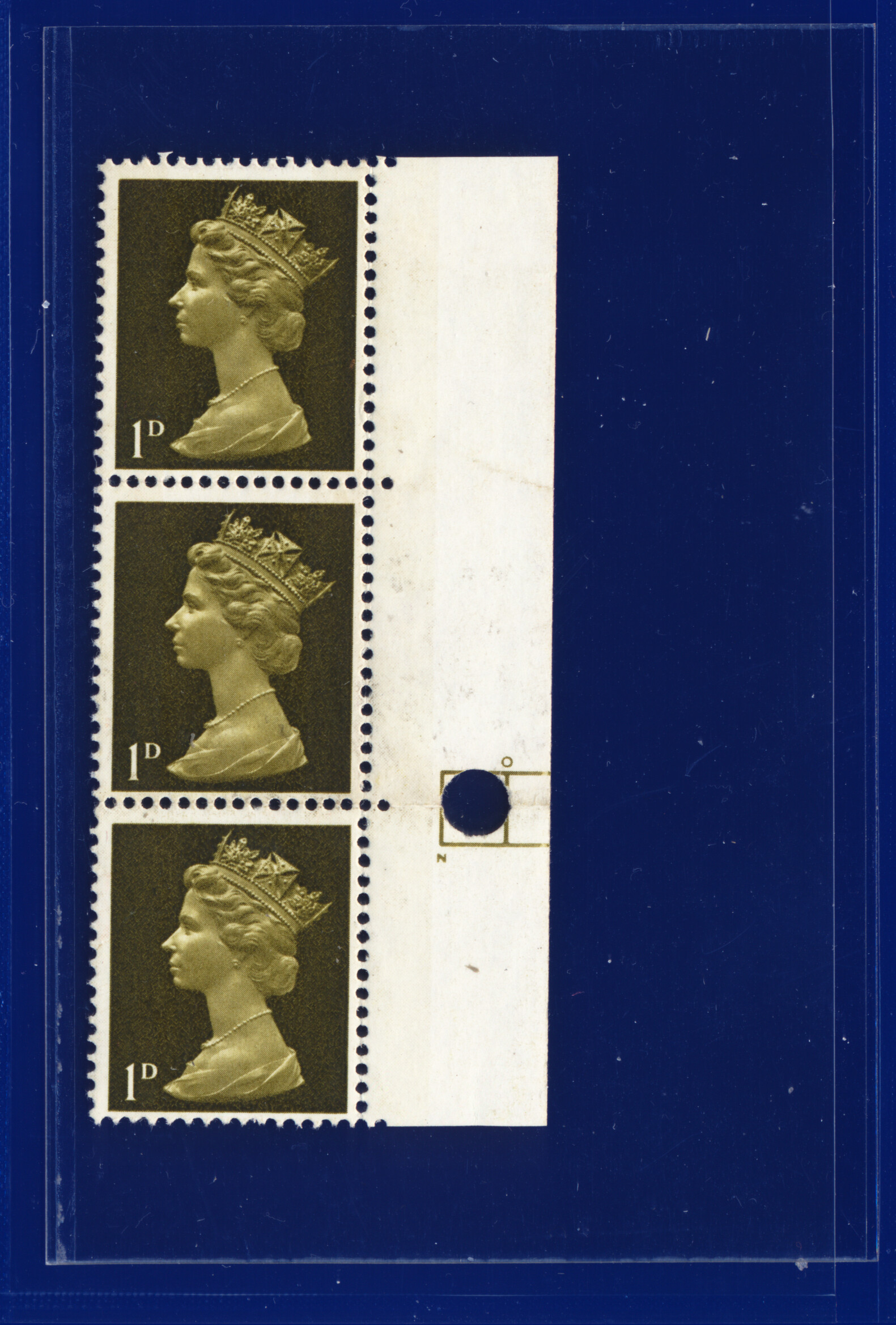 1968 SG724 1d Light Olive U2 2B Head A PVA MNH/MMH/MFG Auswahl aus 14 Artikeln kayw - Bild 17 von 28