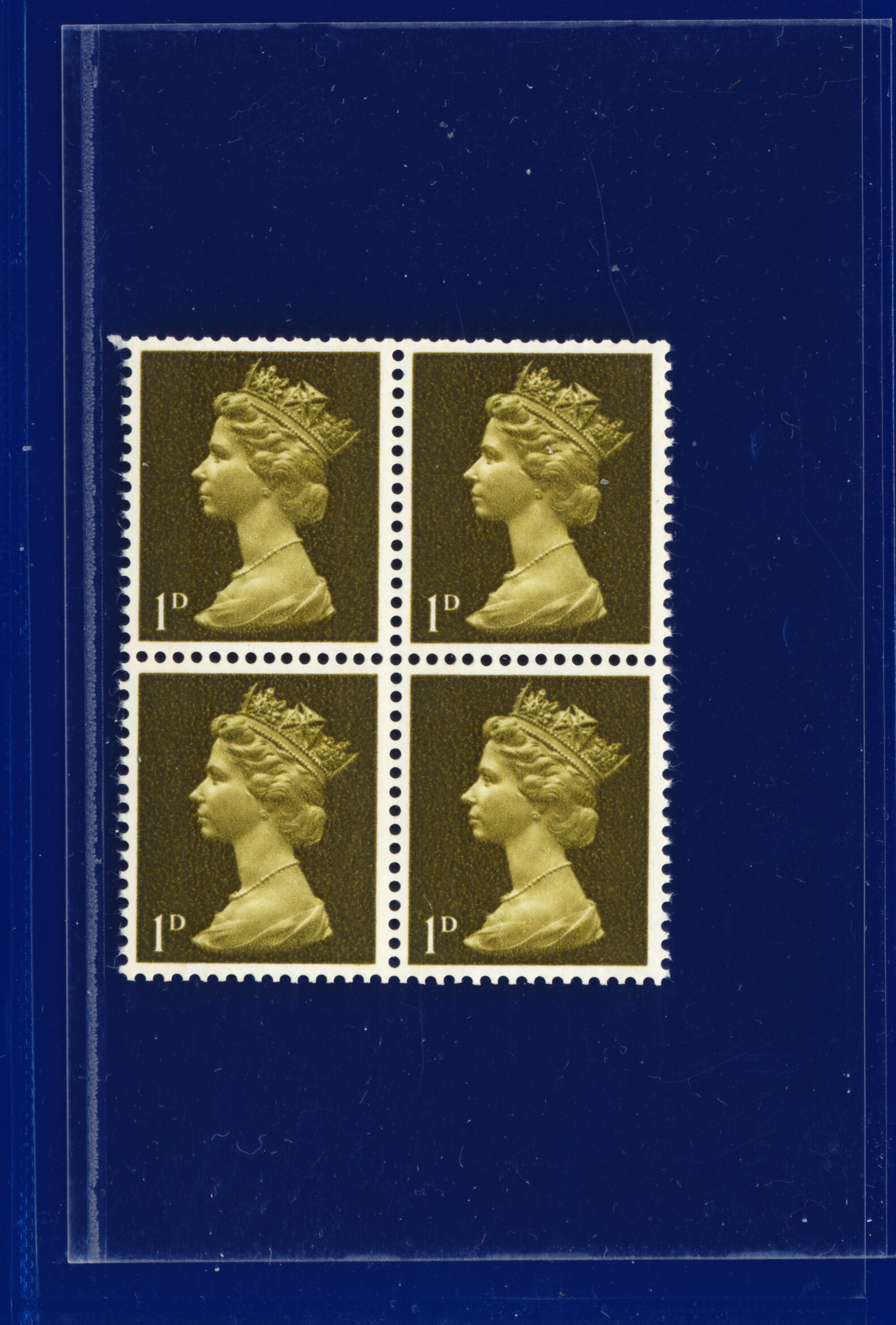 1968 SG724 1d Light Olive U2 2B Head A PVA MNH/MMH/MFG Auswahl aus 14 Artikeln kayw - Bild 21 von 28