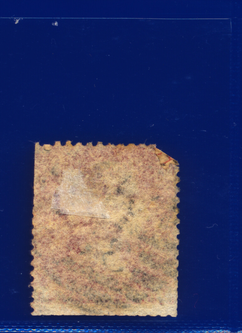 1868 SG43 1d rote Platte 109 GU - gebrauchte Positionen EI-TJ Auswahl 9 kbky - Bild 15 von 17