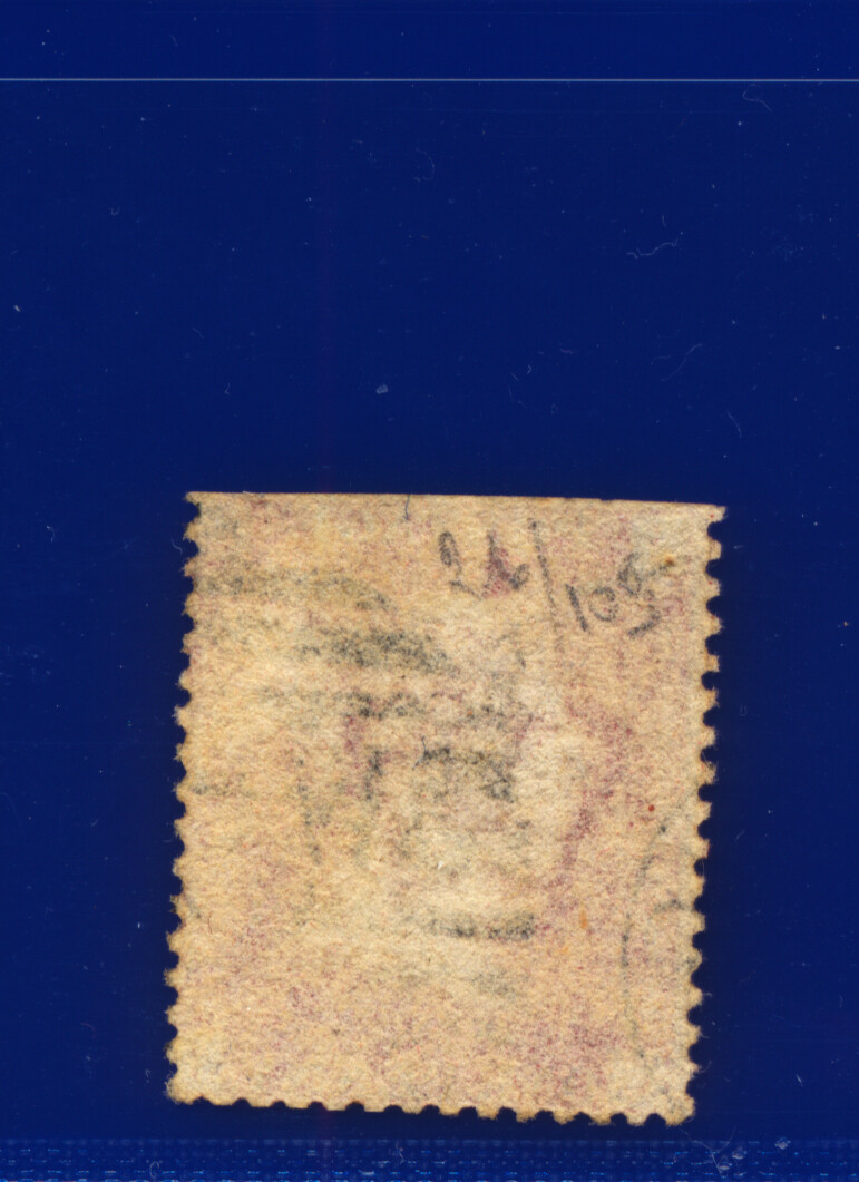 1868 SG43 1d rote Platte 109 GU - gebrauchte Positionen EI-TJ Auswahl 9 kbky - Bild 4 von 17