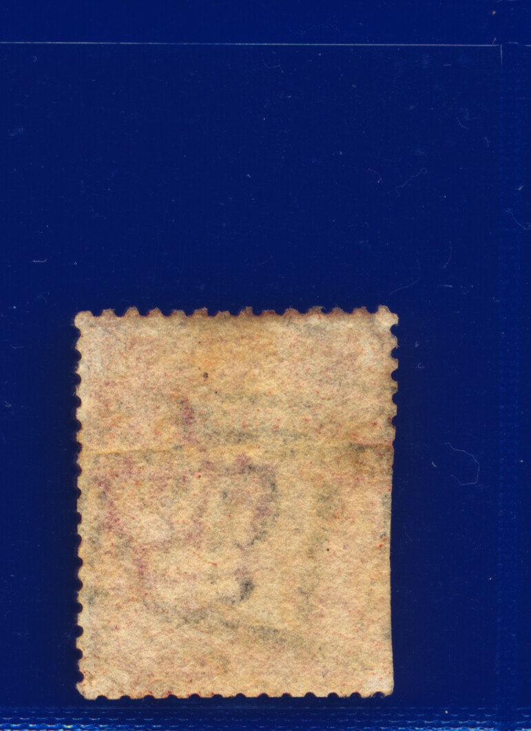 1868 SG43 1d rote Platte 109 GU - gebrauchte Positionen EI-TJ Auswahl 9 kbky - Bild 11 von 17