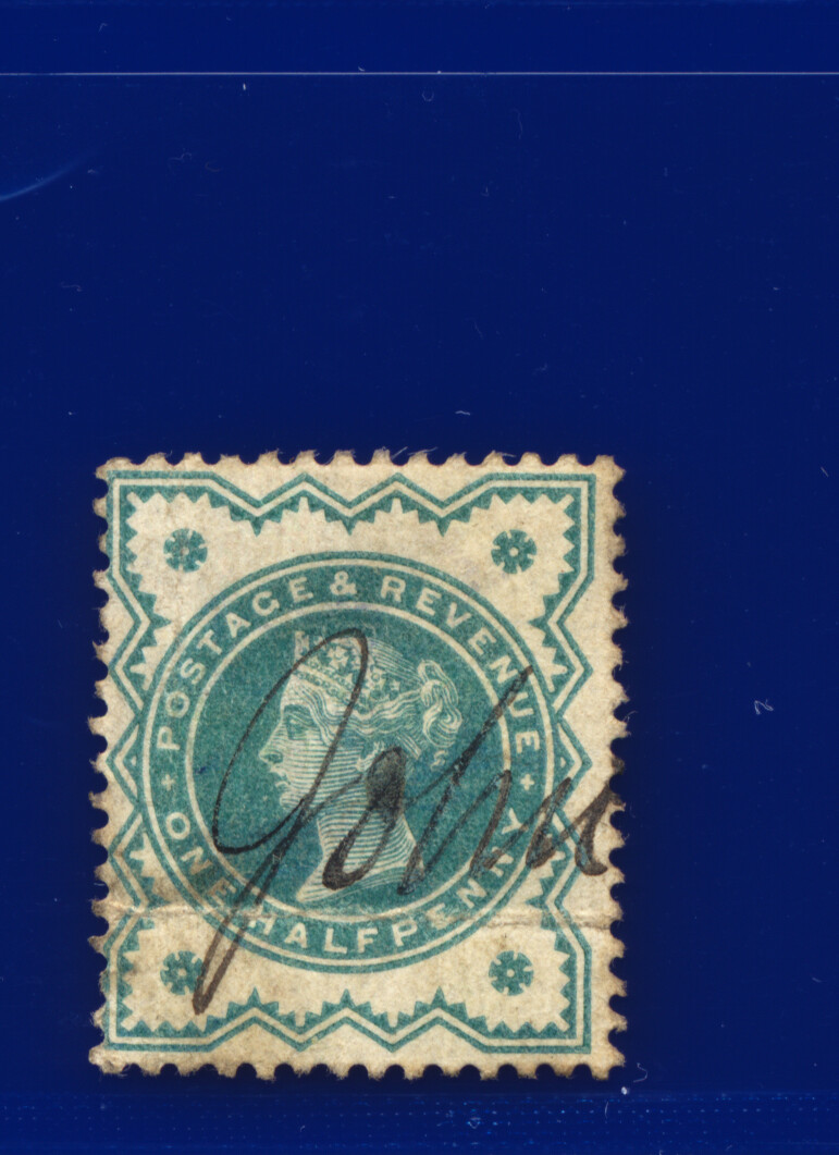 1900 SG213 1/2d stumpf blau-grün gut gebraucht alle abgebildet Auswahl 35 Artikel kany - Bild 21 von 41