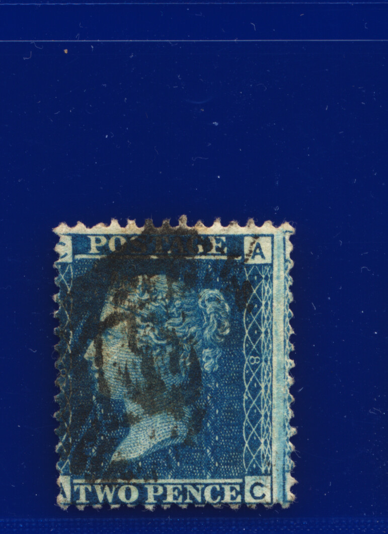 1858 SG45 2d Blue Plates 8 AC & 9 AF-RJ Good Used & Used Choice of 6 Items kajr - Picture 3 of 13