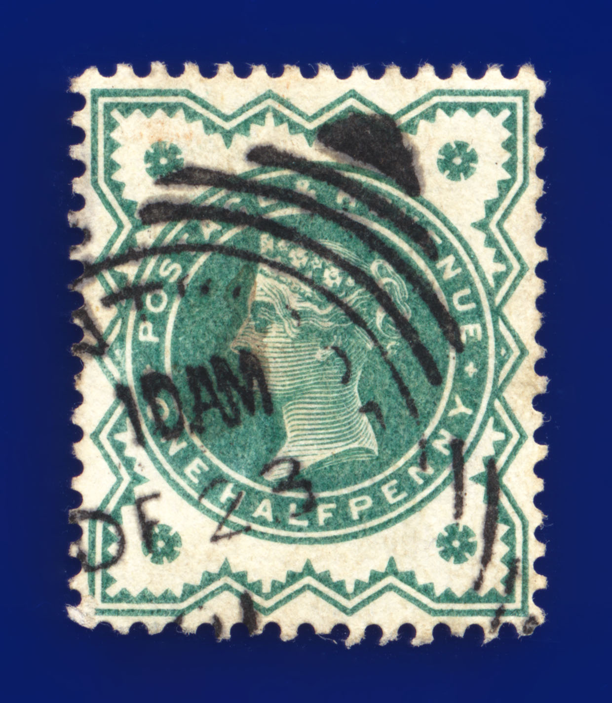 1900 SG213 1/2d stumpf blau-grün gut gebraucht alle abgebildet Auswahl 35 Artikel kany - Bild 6 von 41