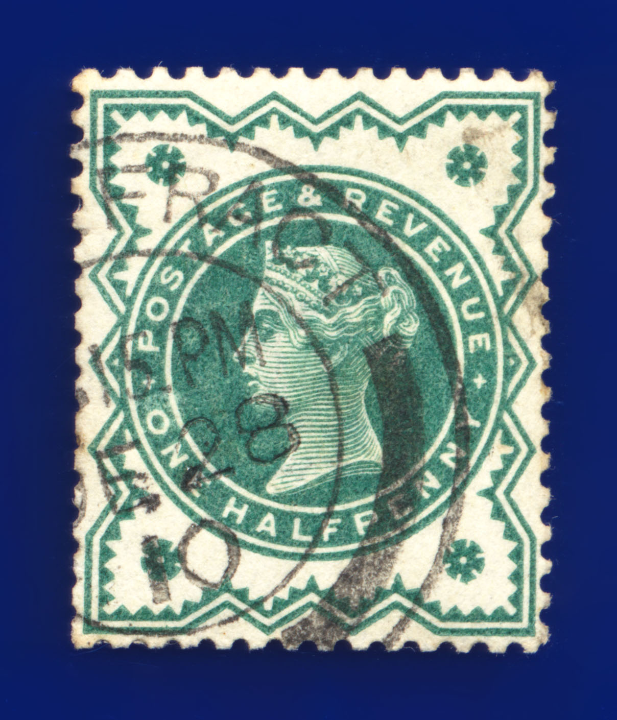 1900 SG213 1/2d stumpf blau-grün gut gebraucht alle abgebildet Auswahl 35 Artikel kany - Bild 34 von 41