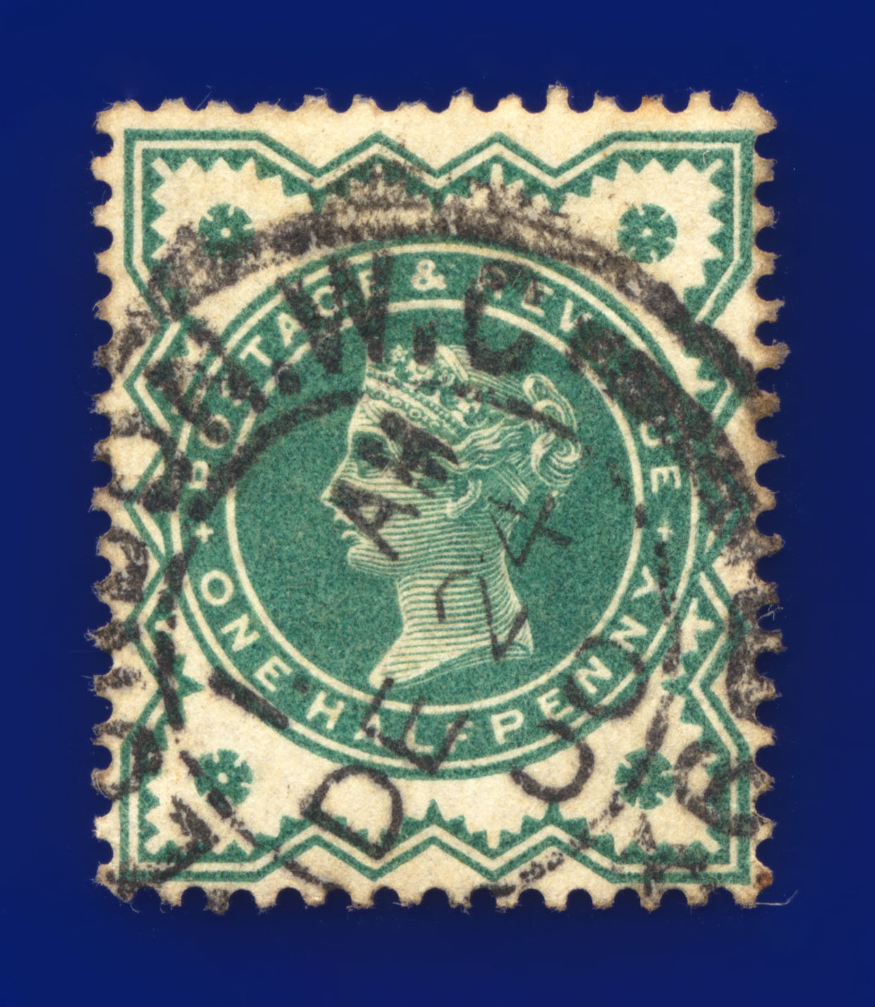 1900 SG213 1/2d stumpf blau-grün gut gebraucht alle abgebildet Auswahl 35 Artikel kany - Bild 32 von 41